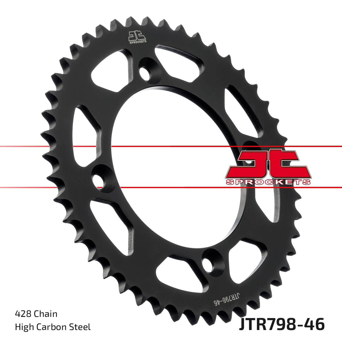 JT Rear Sprocket Yamaha YZ85 19-22 (798-46)