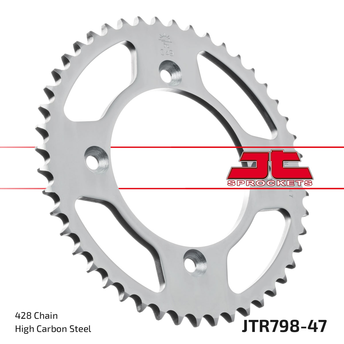 JT Rear Sprocket Suzuki RM85 02-20 (Small Wheel), RM85 02-21 (Big Wheel) (798-47)