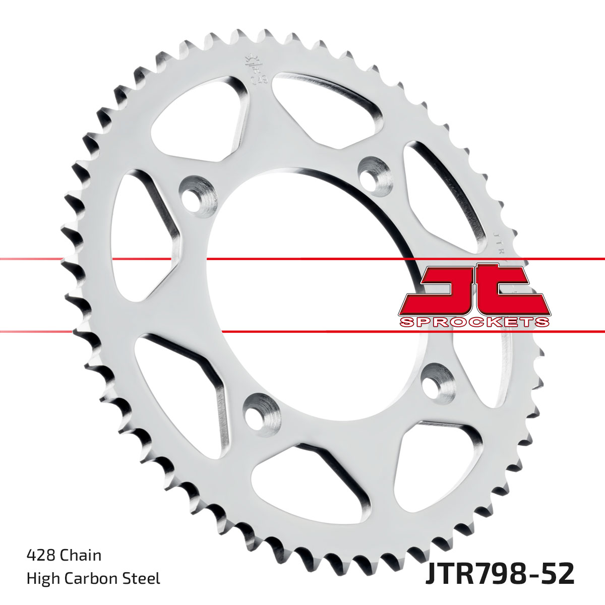 JT Rear Sprocket Suzuki RM80 82, Yamaha YZ85LW 02-18 (798-52)