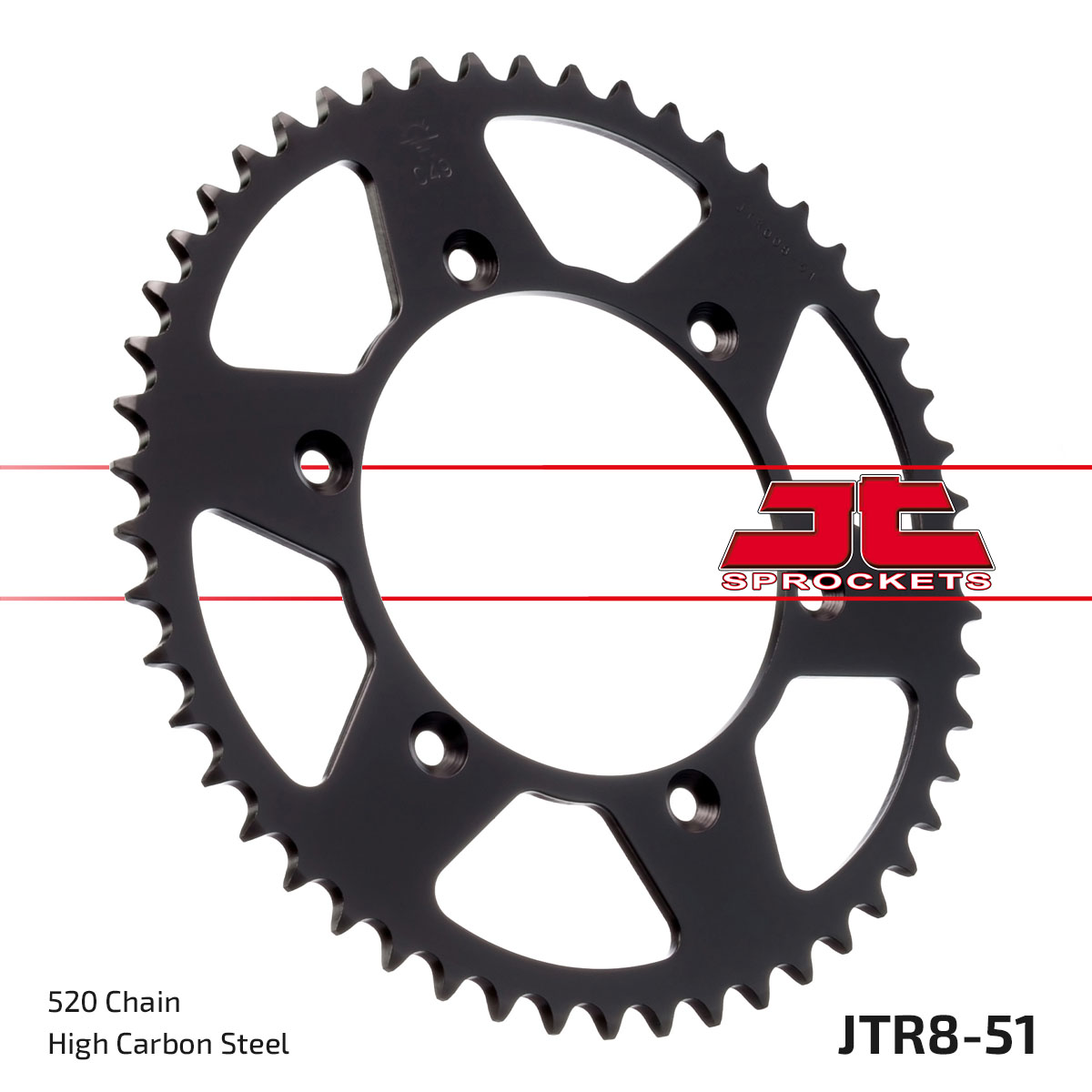 JT Rear Sprocket BMW G450X 09 Street Legal (8-51)