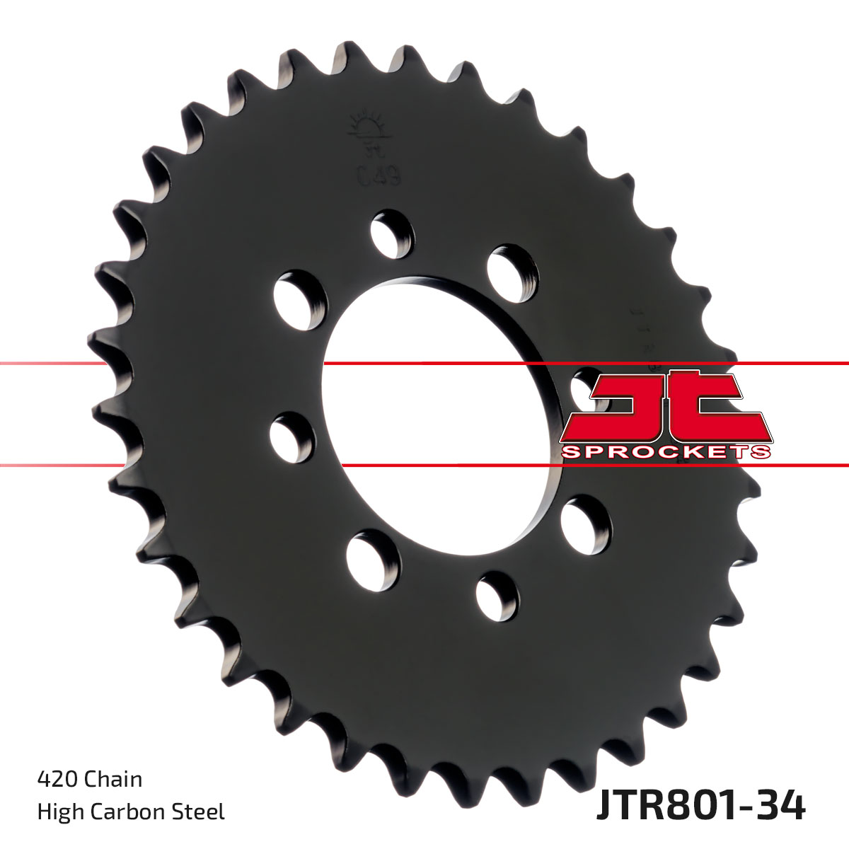 JT Rear Sprocket Suzuki FR70 75-87, FR80 (801-34)