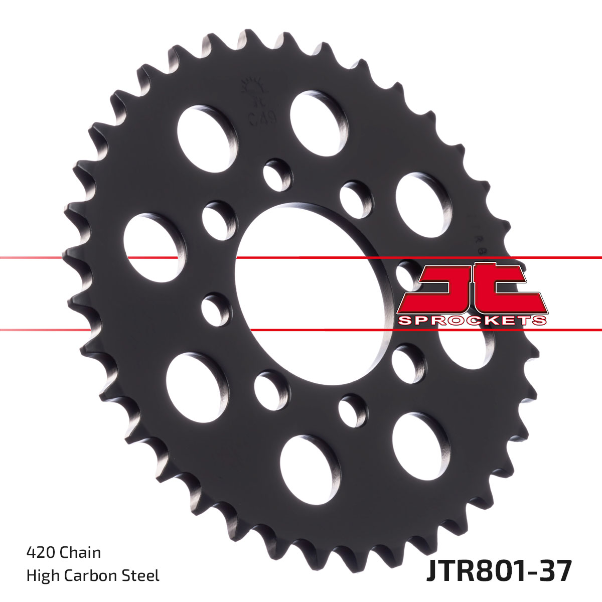JT Rear Sprocket Kawasaki KLX110 02, Suzuki ALT50 83-84, LT50 84-87, 97-01 (801-37)