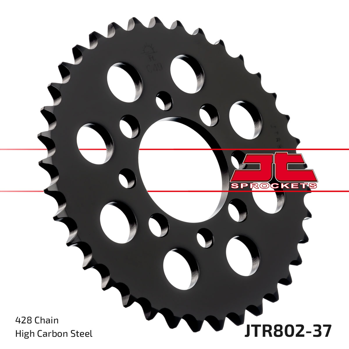 JT Rear Sprocket Kawasaki KM90 77, KC100 80-86, KH100 80-83, KM100 78-82 (802-37)