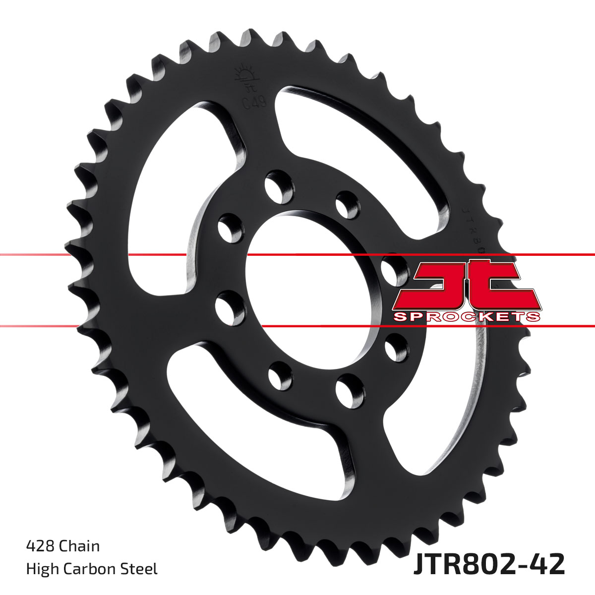 JT Rear Sprocket Kawasaki KE100 79-81 (802-42)