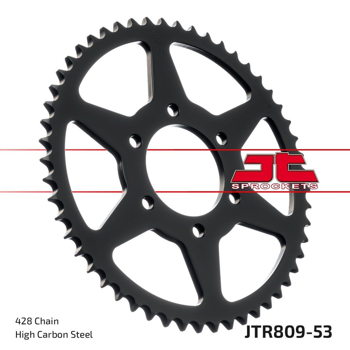 JT Rear Sprocket Suzuki DR125S 85-00 (809-53)