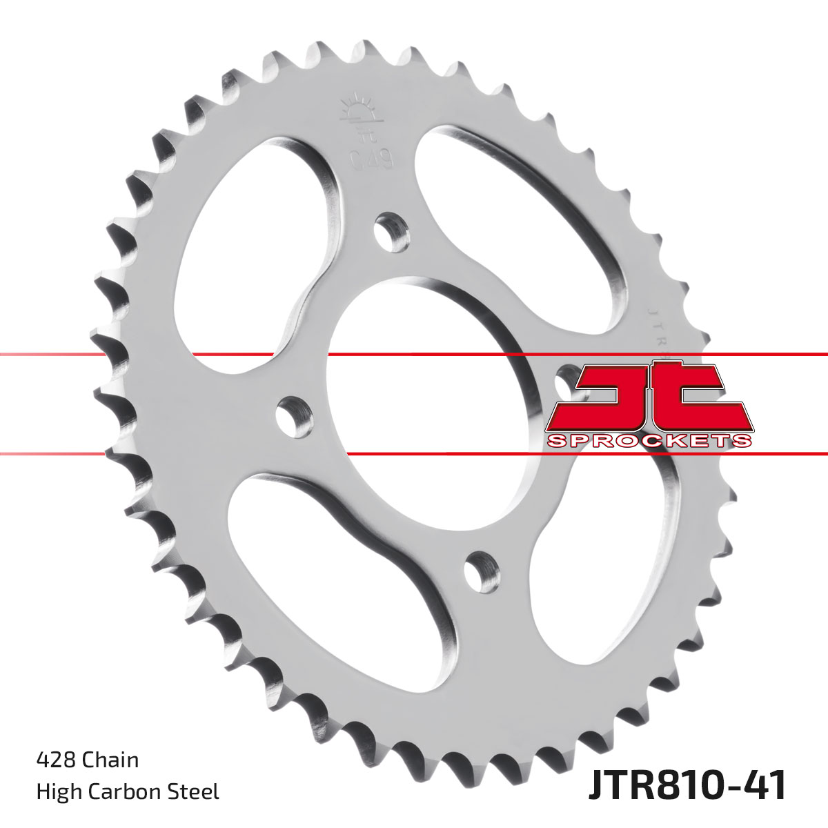 JT Rear Sprocket Suzuki GP125 80-89, TU125 99-00 (810-41)