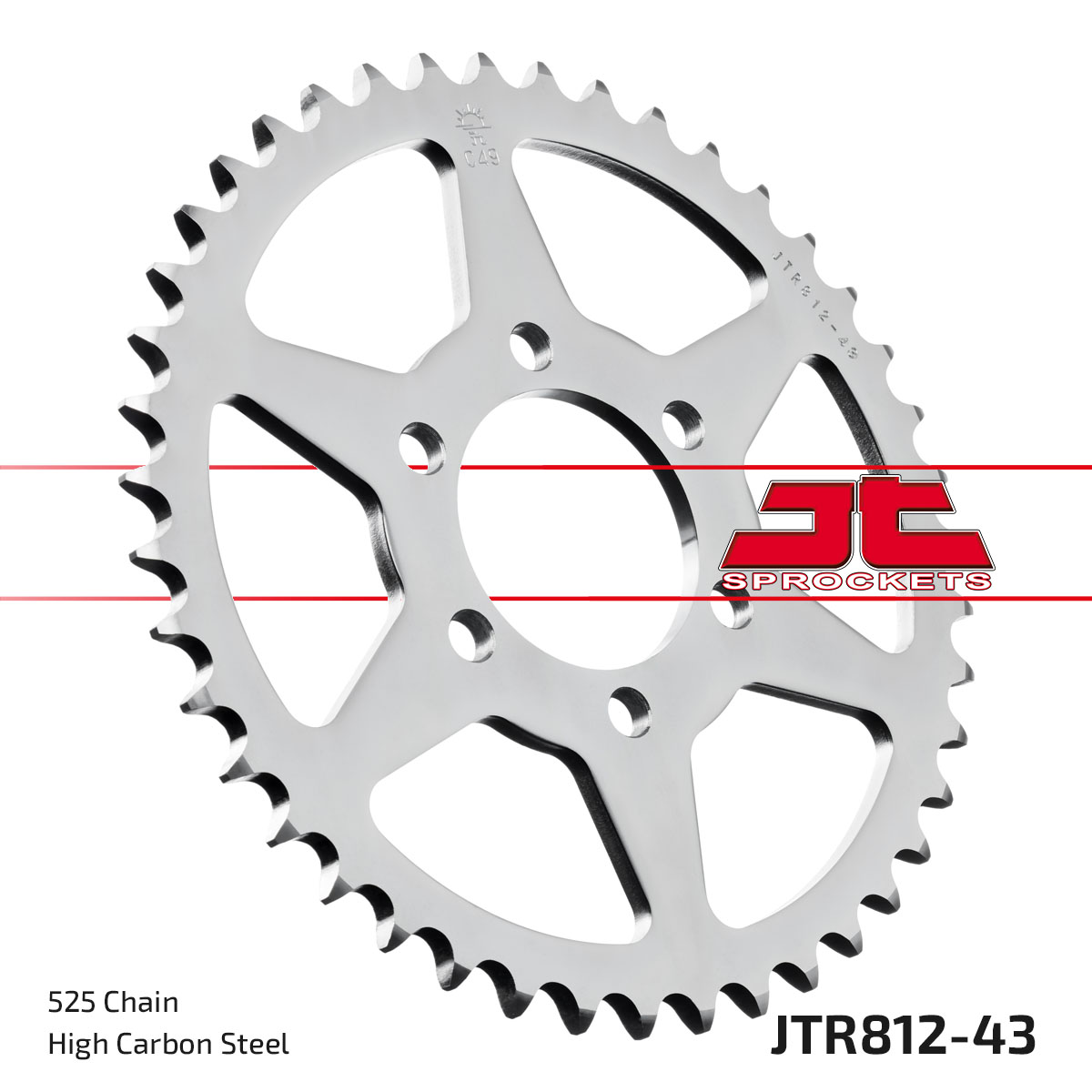 JT Rear Sprocket Suzuki GT250 75-78 (812-43)