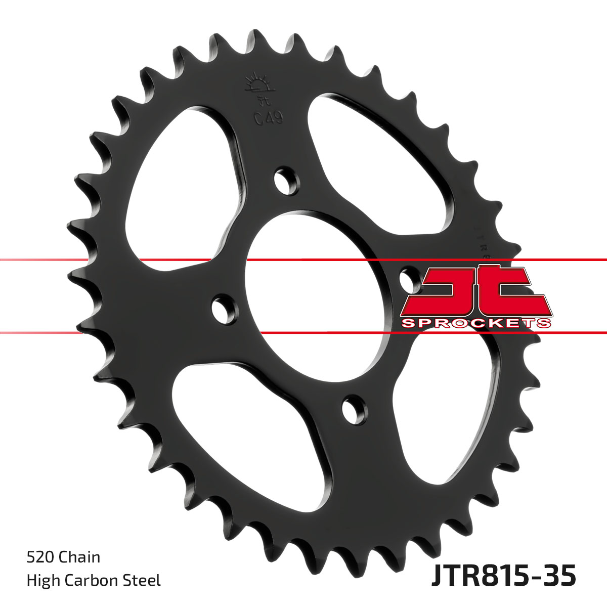 JT Rear Sprocket Suzuki GT200(X5) 79-82, SB200 79-81 (815-35)