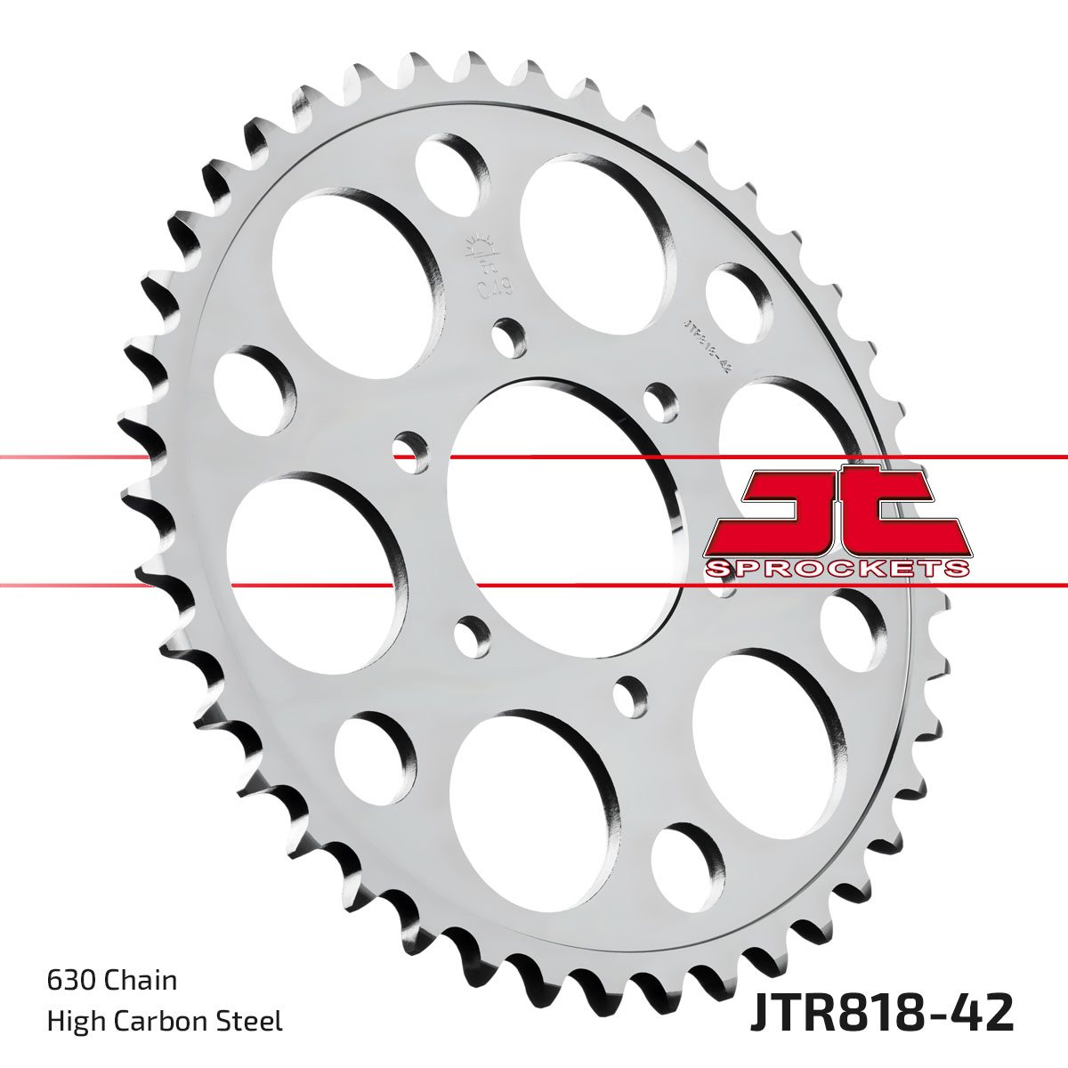 JT Rear Sprocket Suzuki GS1000 78-82, GSX1000 82-84, RE5 75-77, GSX1100E 80-88 (818-42)