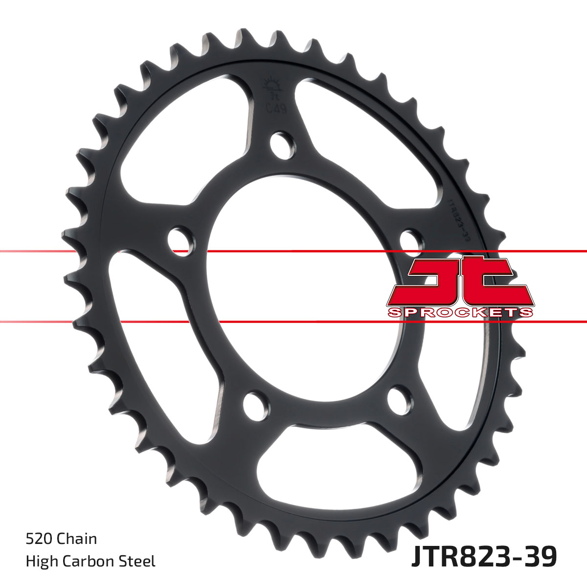 JT Rear Sprocket Suzuki GS500E 88-07, GS500F 04-10 (823-39)