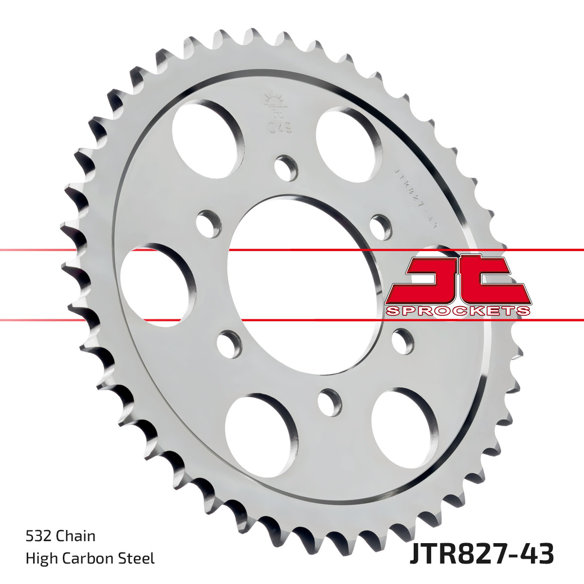JT Rear Sprocket Suzuki RF900 94-00 (827-43)