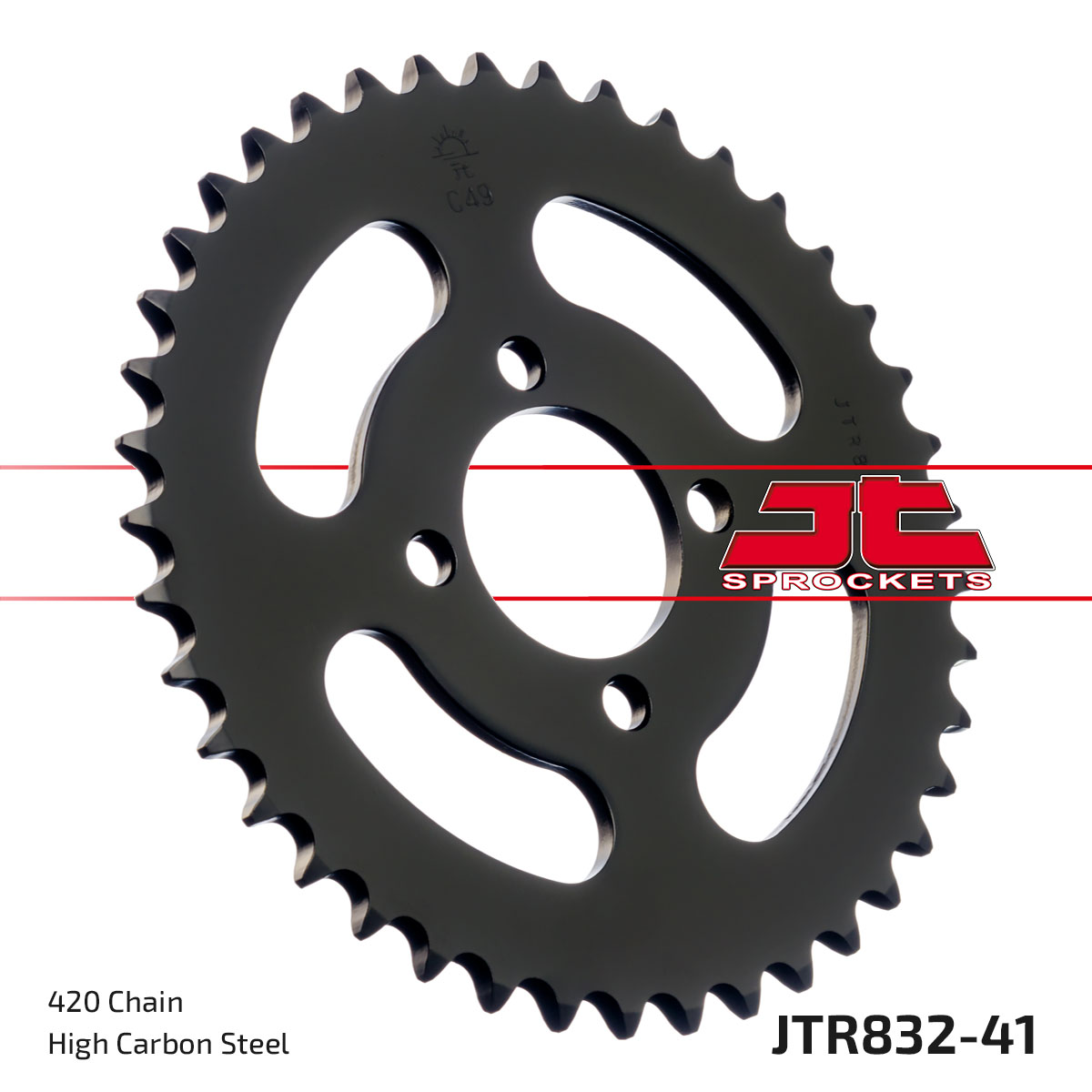 JT Rear Sprocket Yamaha TY80, DT80MX 83 (832-41)