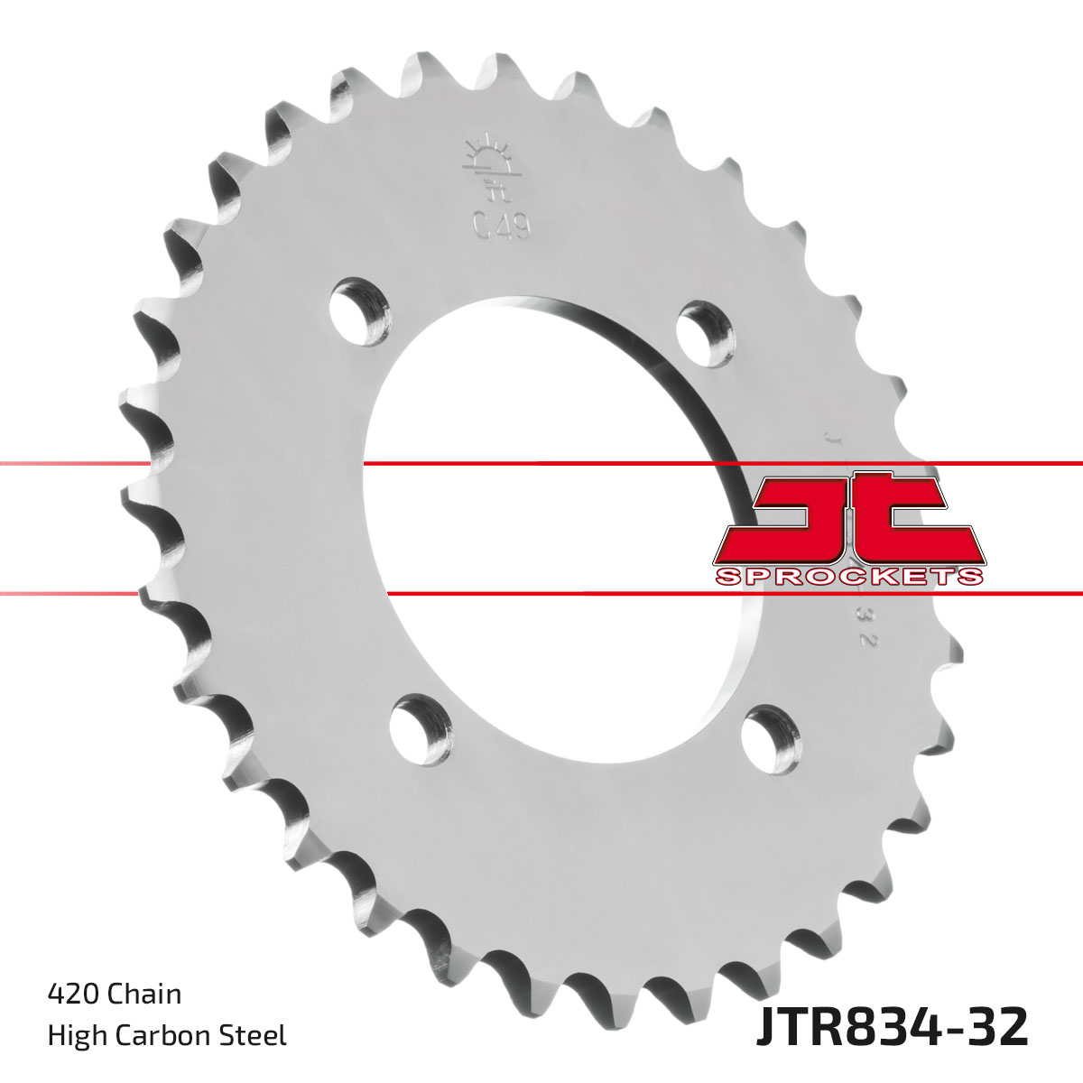 JT Rear Sprocket Yamaha PW80 83-85, 91-06 (834-32)