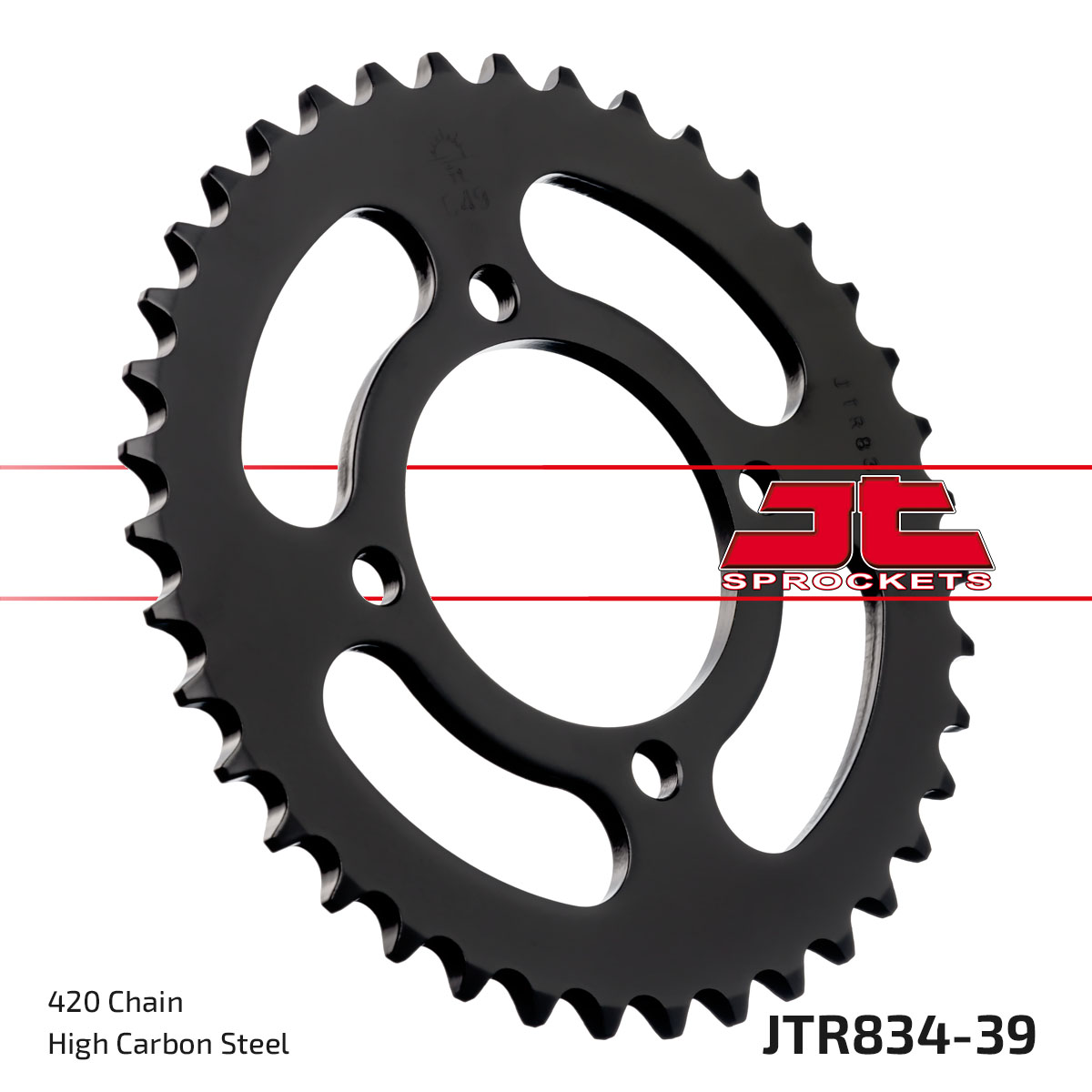 JT Rear Sprocket Yamaha FS1E 71-76, V50 (834-39)