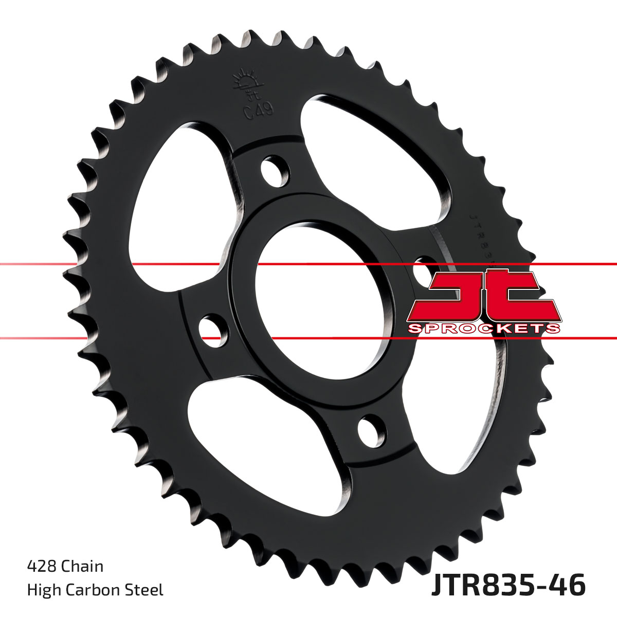 JT Rear Sprocket Yamaha RD125LC 82-85, TZR80RR 96 (835-46)