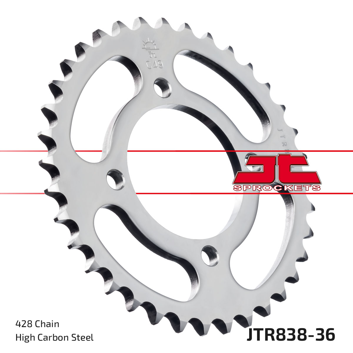 JT Rear Sprocket Yamaha RS100,RS125DX 76-84 (838-36)
