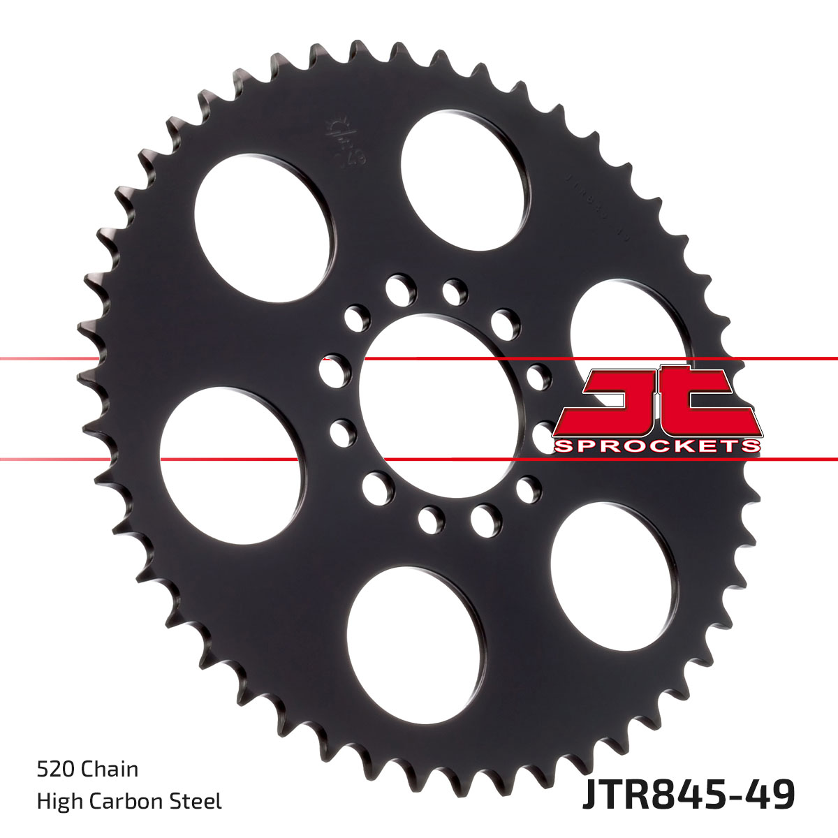 JT Rear Sprocket Yamaha YZ125 77, TT250 80-82 (845-49)