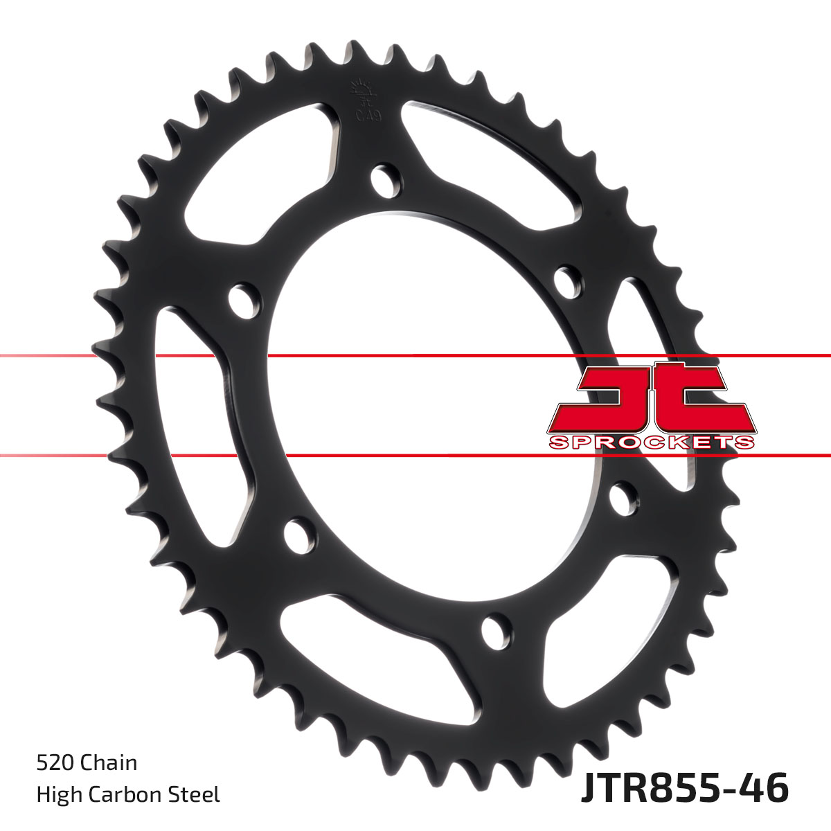 JT Rear Sprocket Yamaha XJ600S Diversion 99-00, XJ600N 98-00, XTZ750 90-98 (855-46)
