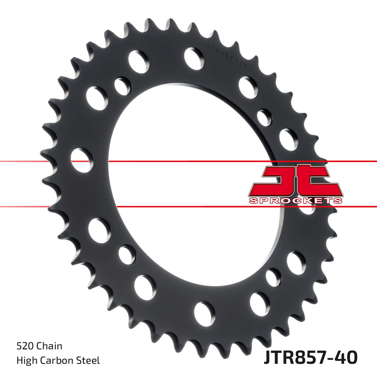 JT Rear Sprocket Yamaha XT600 85-86, XT600D/E 87, XT600 Tenere 85-88 (857-40)