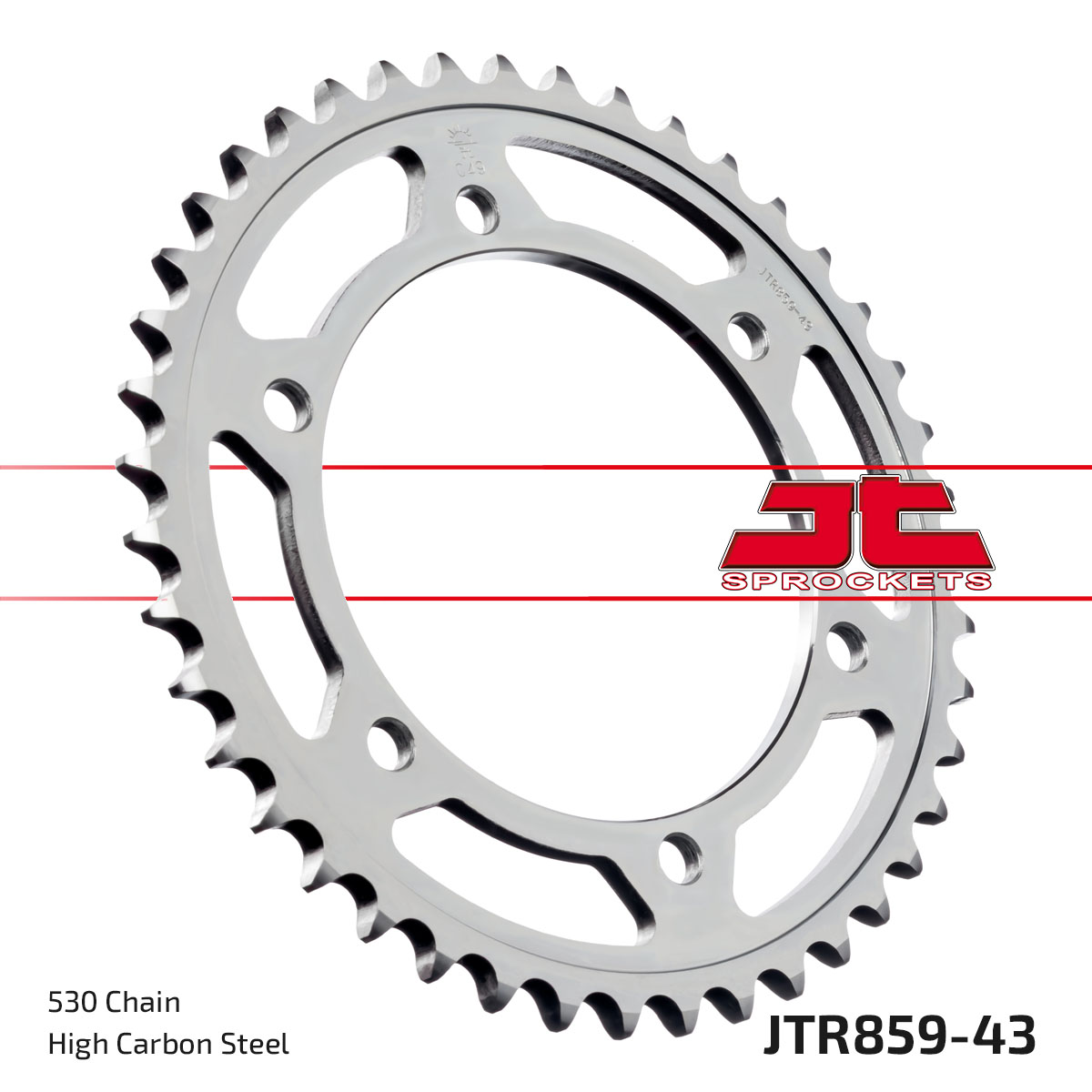 JT Rear Sprocket Yamaha FZR750R 89, YZF750R 93-97 (530 Conversion) (859-43)