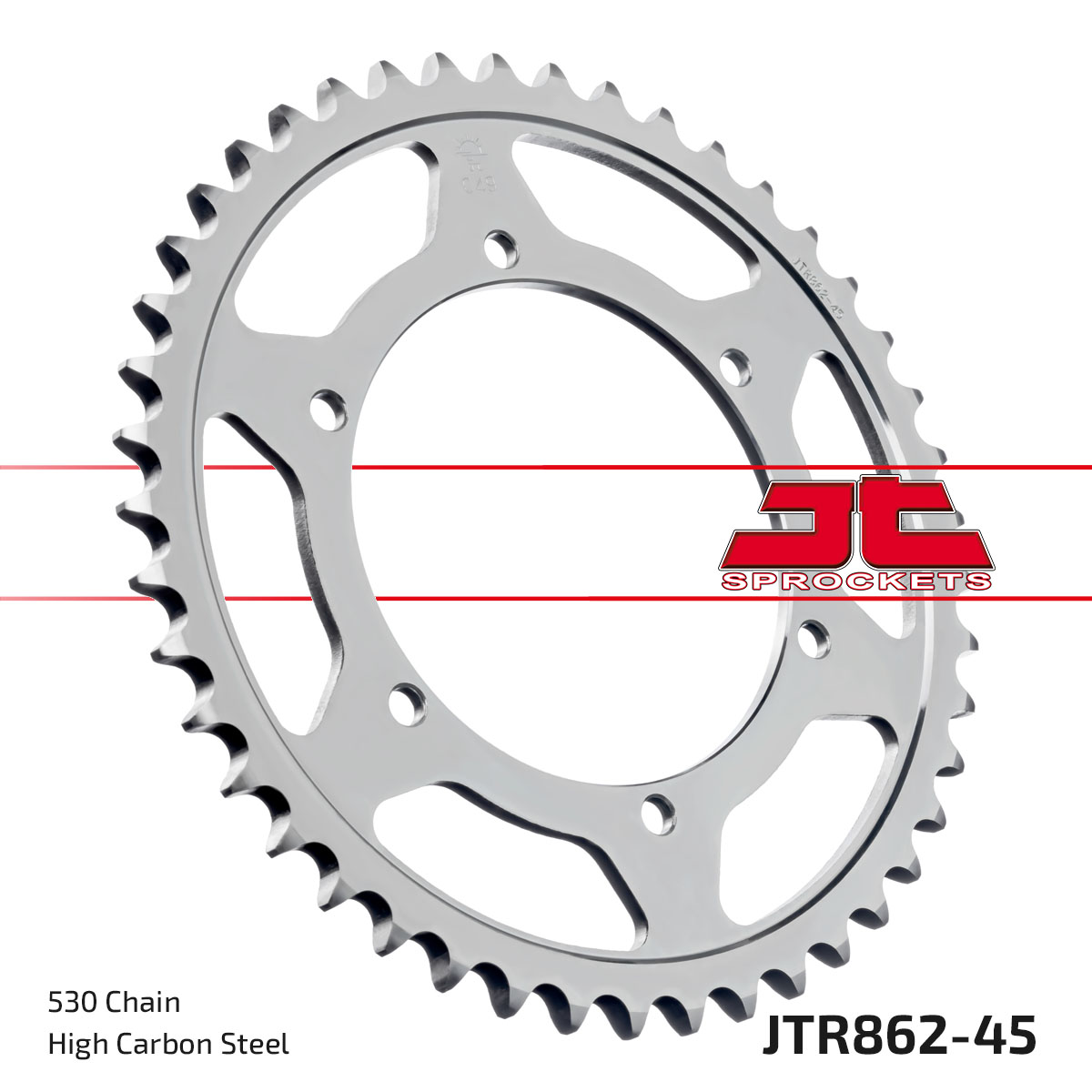 JT Rear Sprocket Yamaha FZ600 87-89, XJ600 86-88 (862-45)