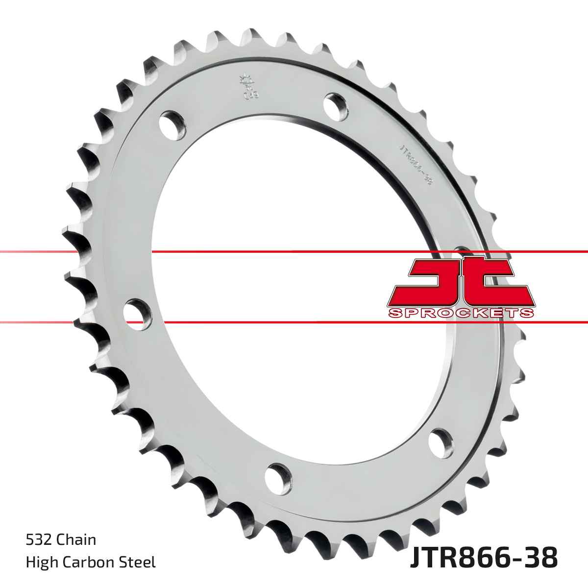 JT Rear Sprocket Yamaha XJR1200 95-98 (866-38)