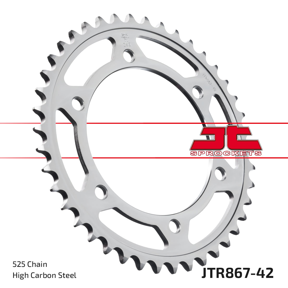 JT Rear Sprocket Yamaha TDM850 96-98 (867-42)