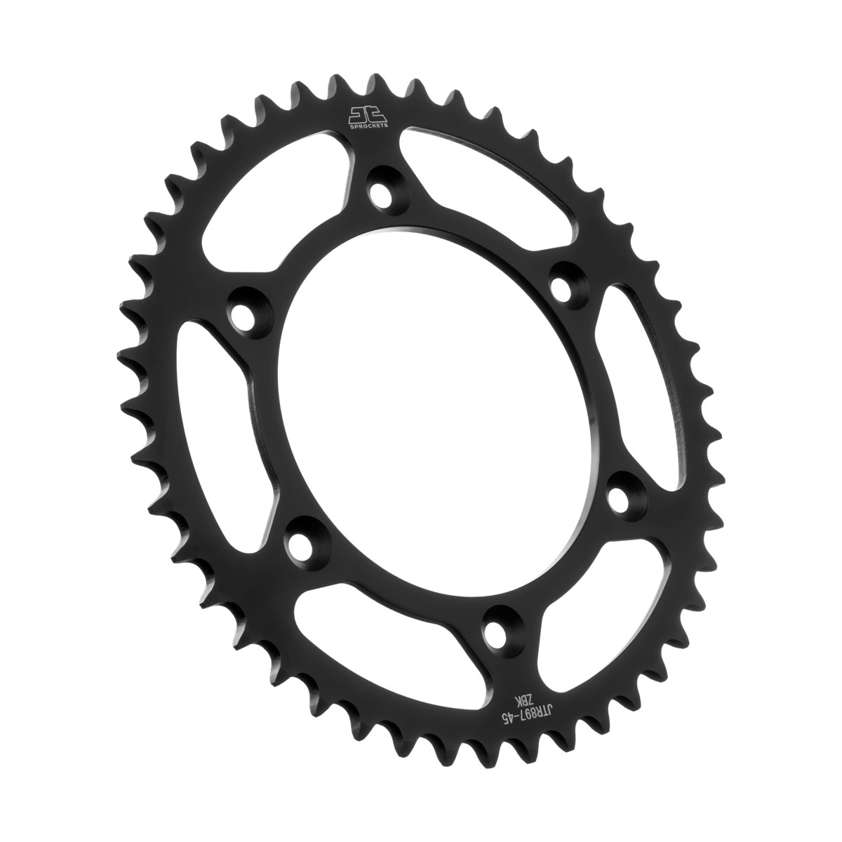 JT Rear Sprocket KTM 450 SMR 21-22, 690 Enduro R 08-18, 790 Adventure 19-20 (Black Zinc) (897-45)