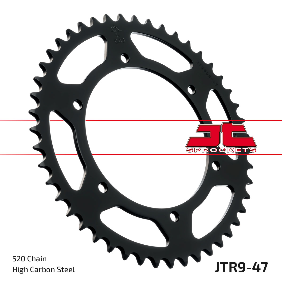 JT Rear Sprocket BMW 650 Xchallenge 07-08, 650 Xcountry 07-08 (9-47)