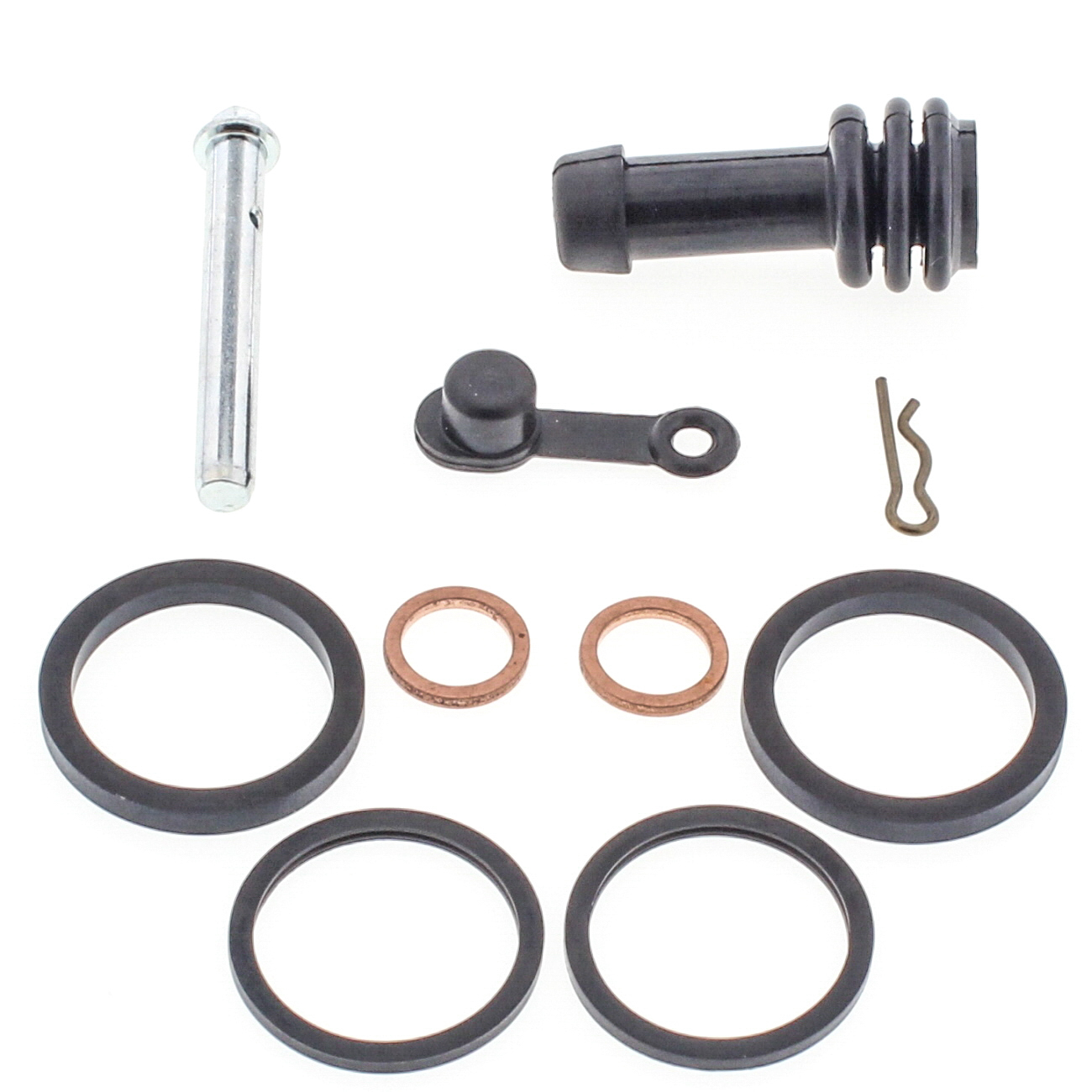 WRP Caliper Rebuild Kit Front Kawasaki KFX 700 V-Force 04-09, KL250 Super Sherpa 09-10, KVF650 Brute Force 05-13, KVF650 Prairie 02-03, KVF700 Prairie 04-06, KX100 97-00, KX100 97-21, KX100 01-21, KX112 2022, KX80 97-00, KX85 01-22, KX85 Big Wheel 01