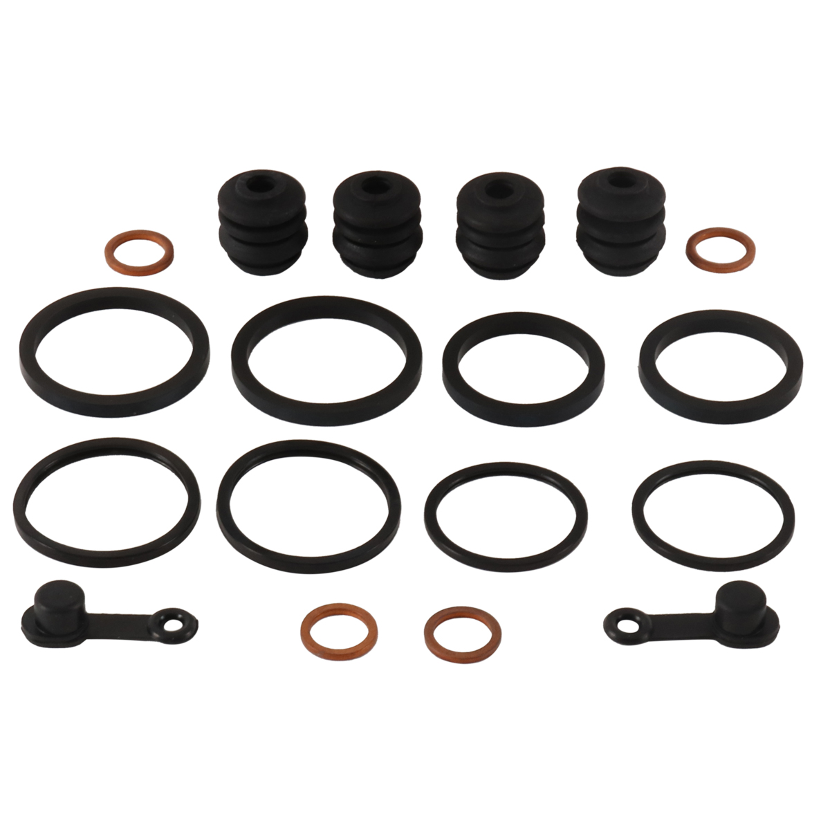 WRP Caliper Rebuild Kit Front KTM SX PRO JR 50 2002, Yamaha FZ6 04-06, FZ6R 09-17, XVS1100 V-Star 00-09, XVS1300 V STAR 07-17