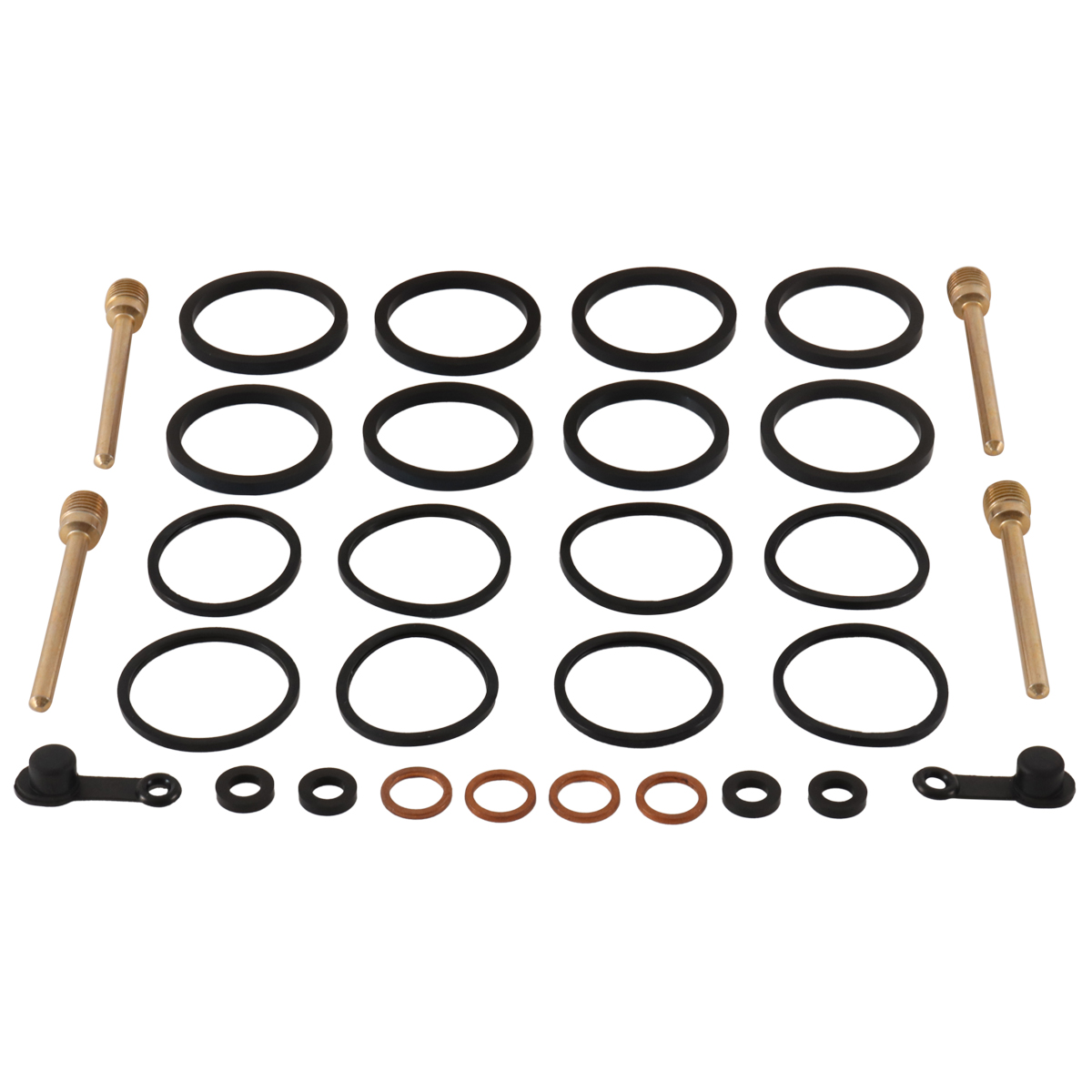 WRP Caliper Rebuild Kit Front Honda CB1000R 09-15, CB1000R ABS 18-22, CB1000R ABS (Euro) 2018, CBR1000RA ABS 09-16, CBR1000RA ABS 17-22, CBR1000RR 04-05, CBR1000RR 06-16, CBR1000RR 17-22, CBR600RA ABS 09-17, CBR600RA ABS 18-22, CBR600RR 05-06, CBR600