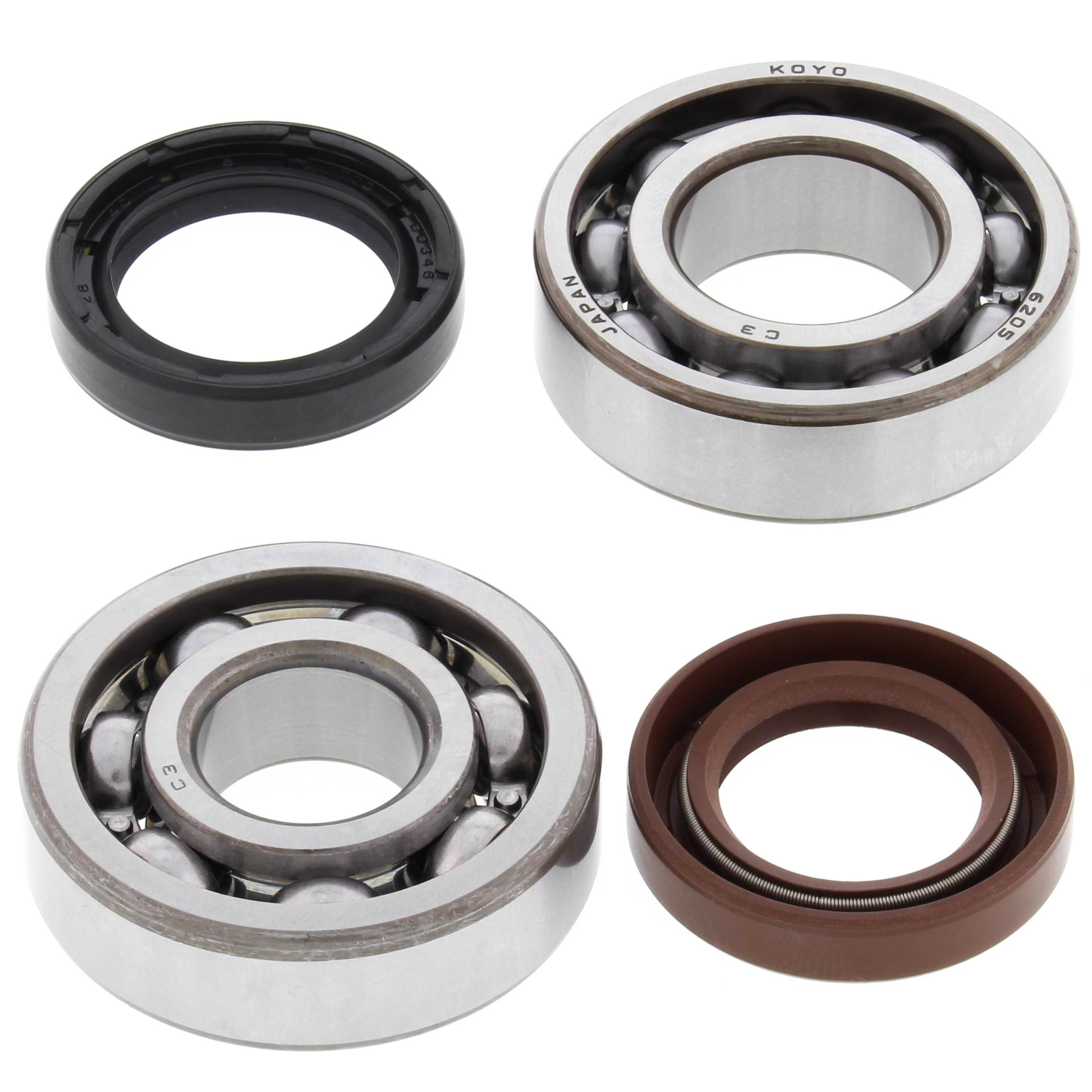 WRP Crank Shaft Bearing Kit Yamaha CT175 1972, DT125 74-81, DT175 74-81, IT175 82-83, MX125 74-75, MX175 74-81, TY175 75-76, YZ100 82-83, YZ125 74-75, YZ125 80-82, YZ125 80-85, YZ125 83-85