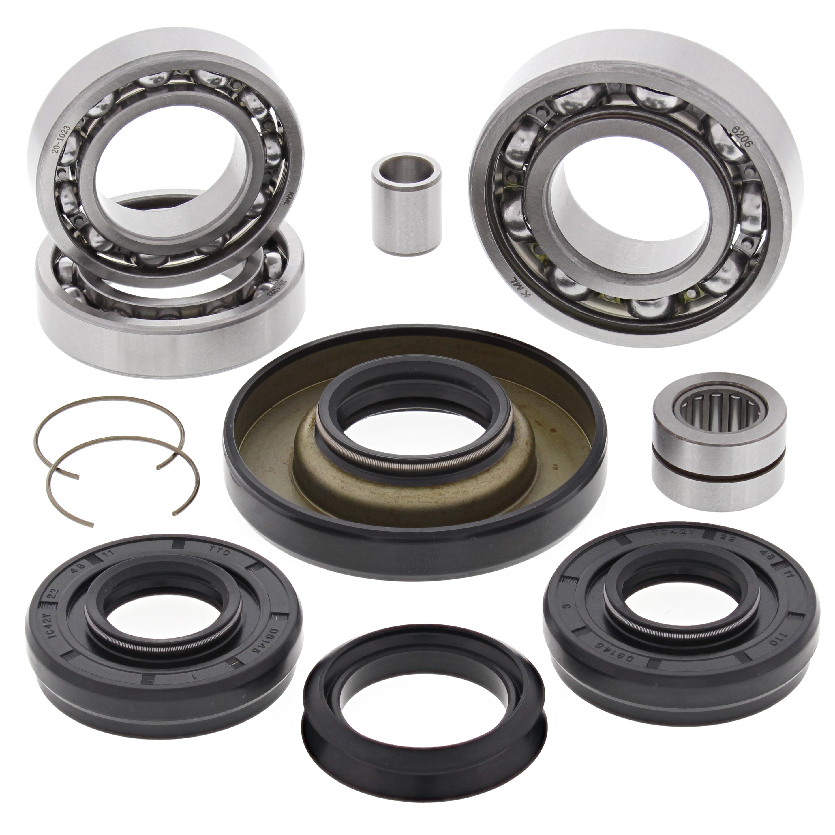 WRP Differential Bearing and Seal Kit Front Honda TRX400FW Fourtrax Foreman 4x4 02-03, TRX450FE 02-04, TRX450FM 02-04, TRX500FA 01-04, TRX500FGA 2004