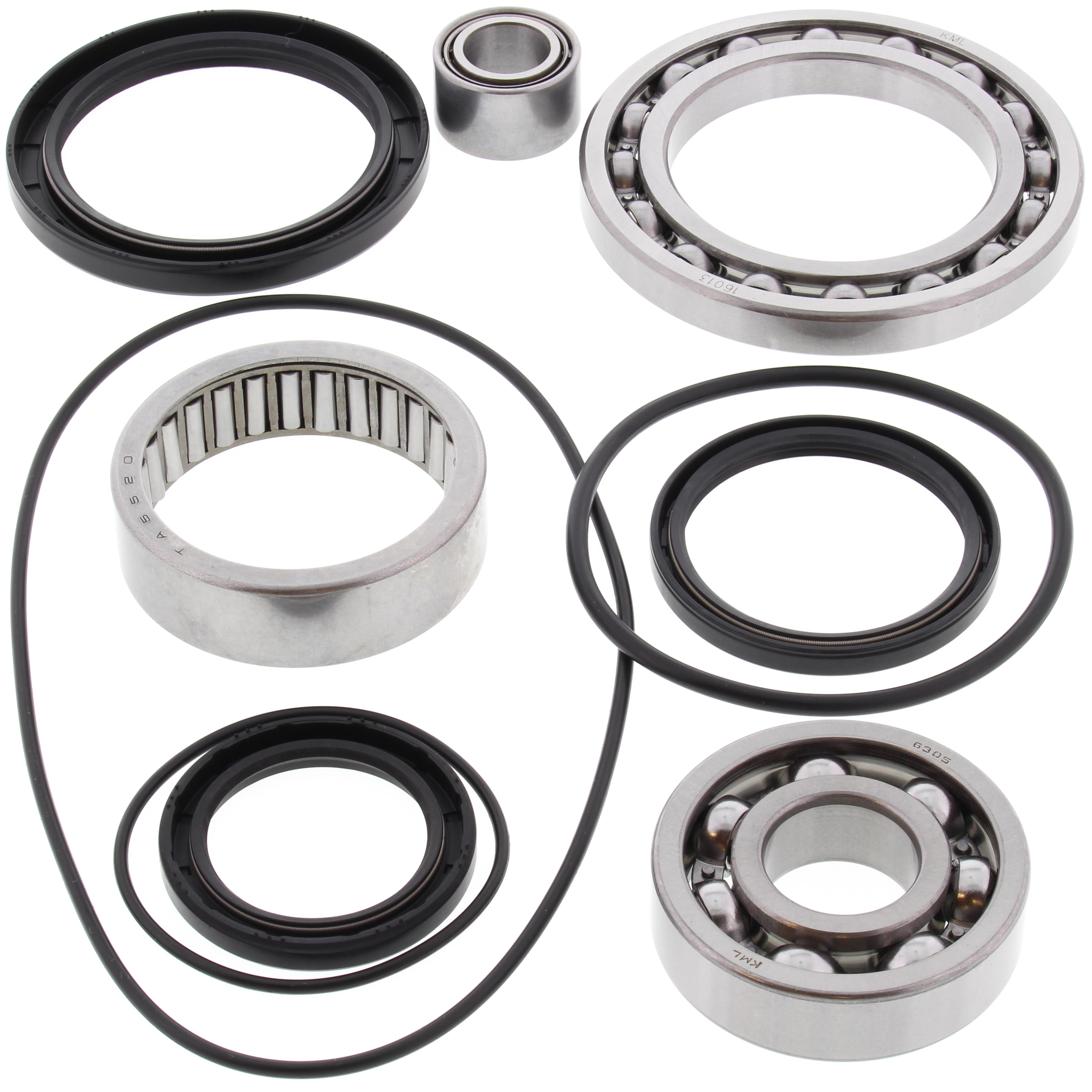 WRP Differential Bearing and Seal Kit Rear Yamaha YFM250 Beartracker 99-04, YFM250 Big Bear 07-09, YFM250B Bruin 05-06, YFM350BA Bruin 2WD 04-06, YFM350FA Bruin 4WD 04-06, YFM350FGW Grizzly 4WD 07-14, YFM350FW Big Bear 96-97, YFM350FW Big Bear 98-99,