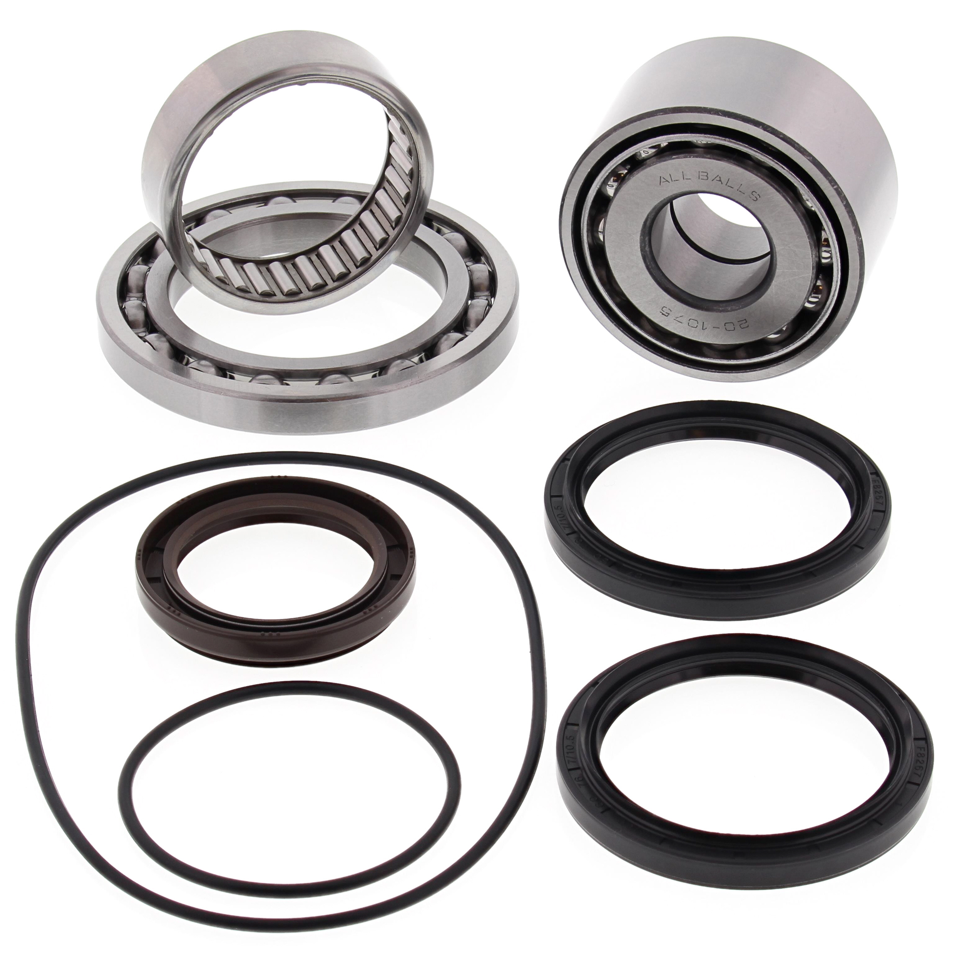 WRP Differential Bearing and Seal Kit Rear Yamaha YFM400 Grizzly IRS 07-08, YFM400 Kodiak 4WD 05-06, YFM450 Grizzly IRS 2007, YFM450 Kodiak 05-06