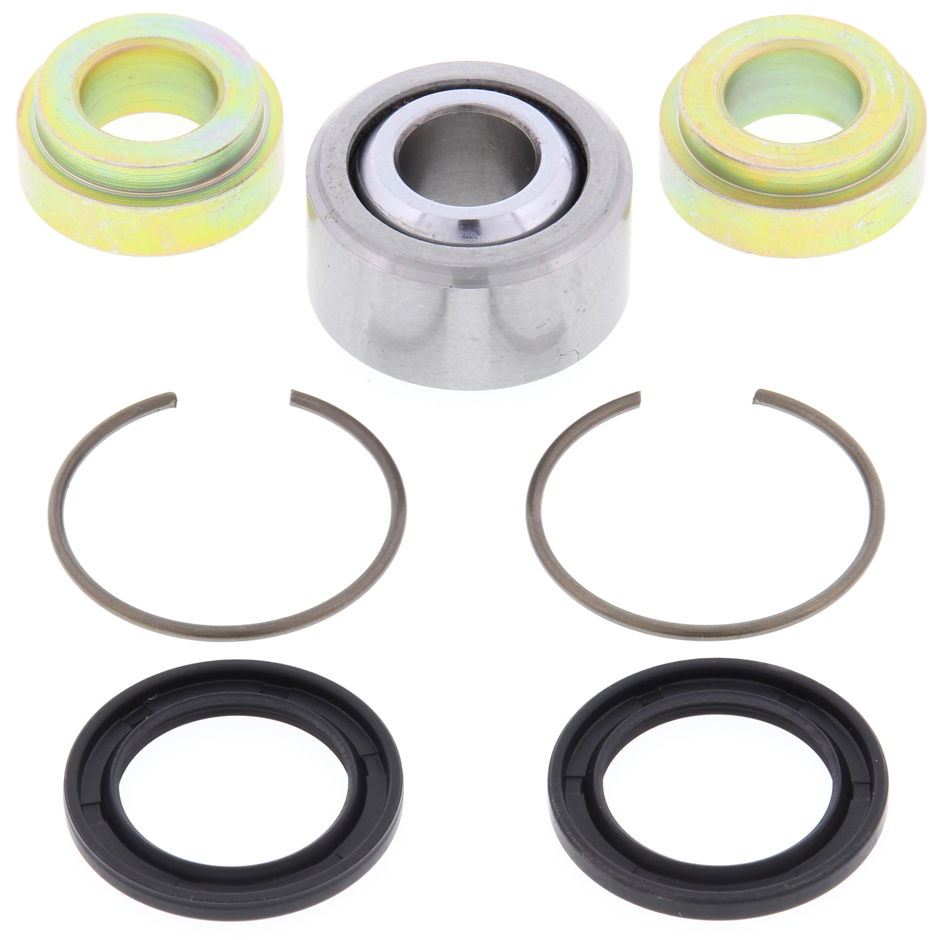 WRP Lower Rear Shock Bearing Kit Suzuki DR650SE 90-95, LT-250R 85-86, RM125 1987, RM125 1988, RM125 85-86, RM125 87-88, RM250 1987, RM250 1988, RM250 85-86, RM250 87-88, Upper Rear Shock Bearing Kit Suzuki LT-250R 85-86, LT-250R 87-90, RM125 85-86, R