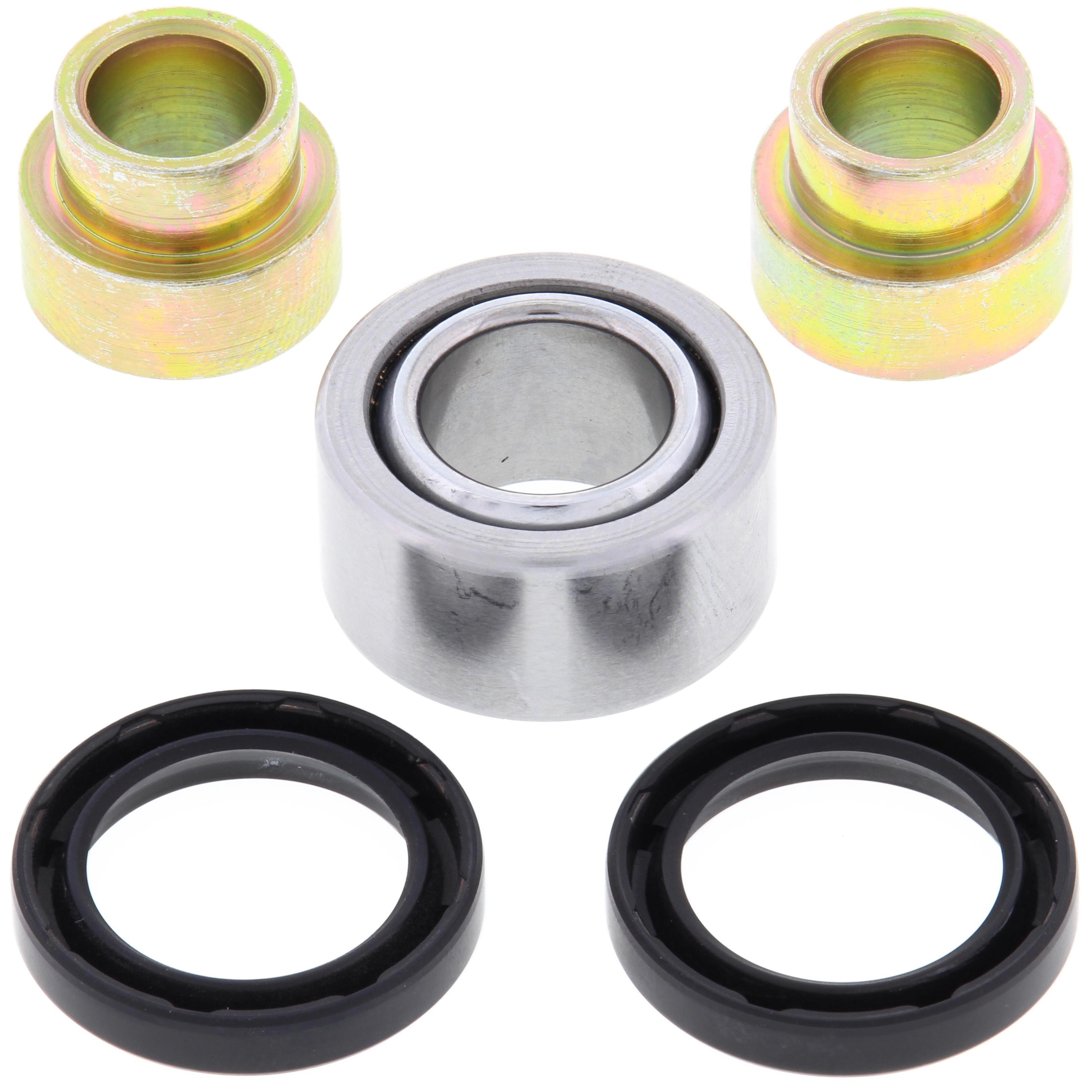 WRP Lower Rear Shock Bearing Kit Honda CR125R 1985, CR125R 1986, CR125R 1987, CR125R 1988, CR125R 87-88, CR250R 1985, CR250R 1986, CR250R 1987, CR500R 1985, CR500R 1986, CR500R 1987, CR500R 1988, CR500R 87-88, Upper Rear Shock Bearing Kit Honda XR200