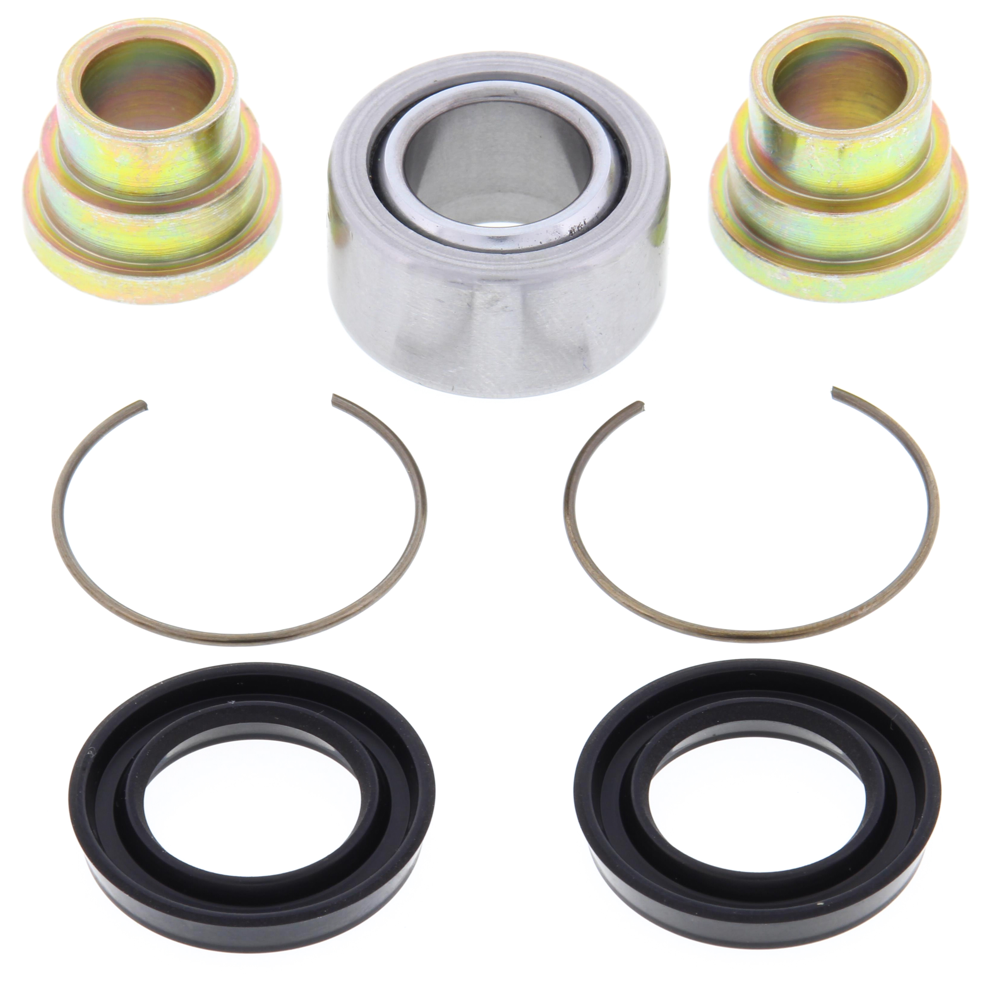 WRP Lower Rear Shock Bearing Kit Honda XR250R 86-87, XR250R 88-91, XR250R 88-95, XR250R 92-95, XR250R 96-04, XR350R 1985, XR400R 96-97, XR600R 85-87, XR600R 88-90, XR600R 88-00, XR600R 91-00, XR650L 93-20, XR650L 93-22, XR650L 21-22, Upper Rear Shock