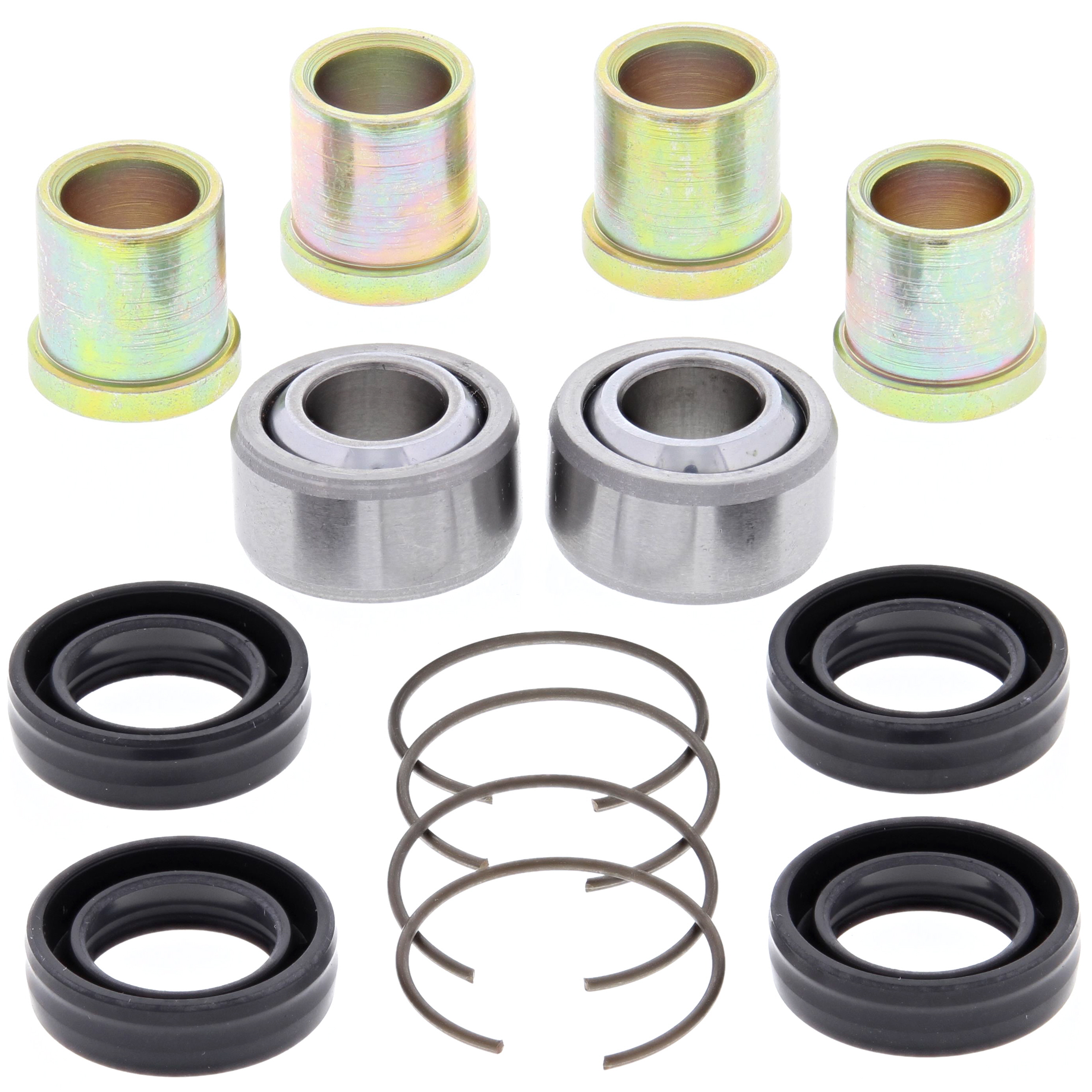 WRP Front Lower A-Arm Bearing Kit, 2 Kits Req. Per Veh. Honda FL400 89-90, TRX250X 87-92, TRX300 EX 93-08, TRX300 X 2009, TRX400EX 99-08, TRX400X 09-14, TRX450ER 06-14, TRX450R 04-09, TRX700XX 08-09, Front Upper A-Arm Bearing Kit, 2 Kits Req. Per Veh