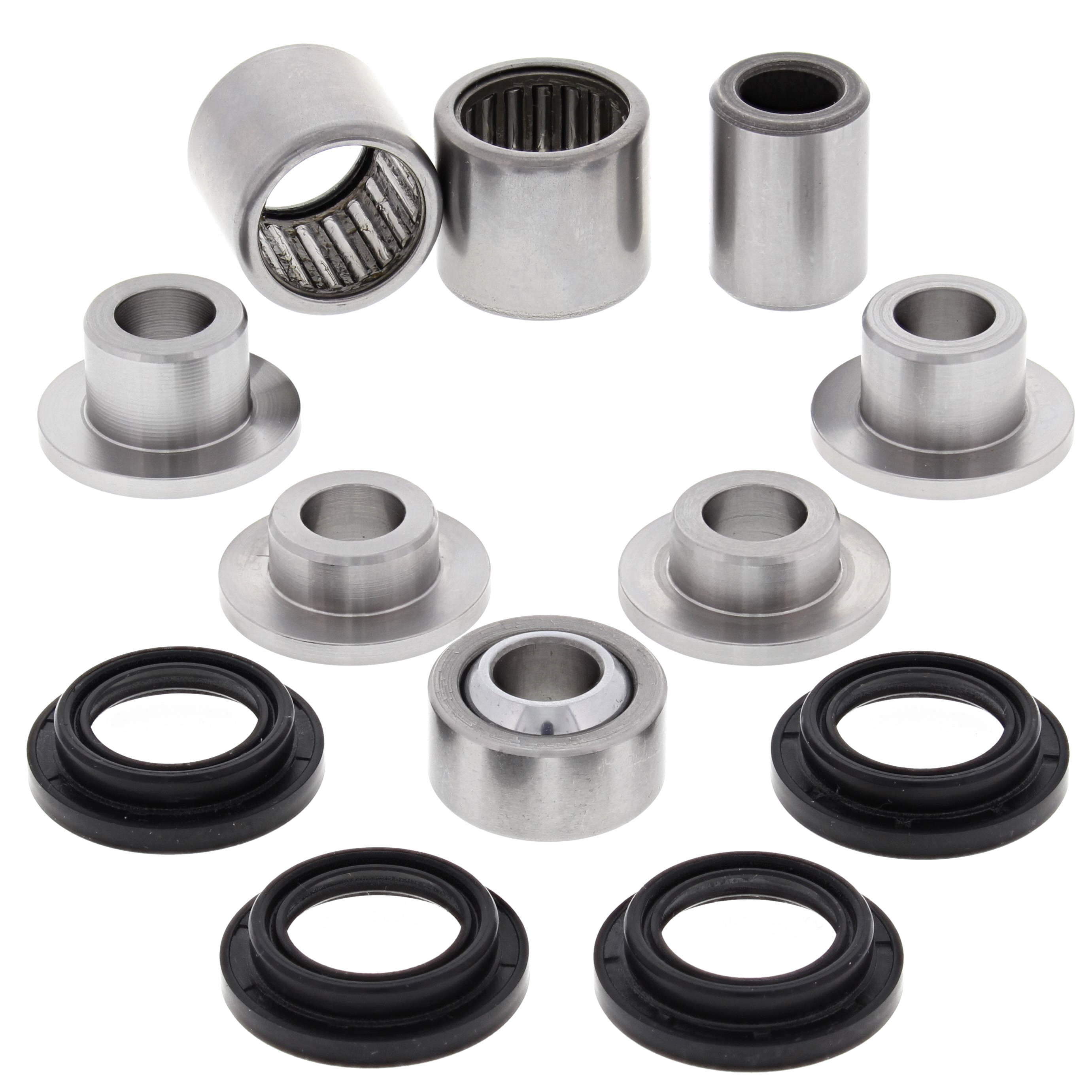 WRP Front Lower A-Arm Bearing Kit, 2 Kits Req. Per Veh. Kawasaki KVF650 Brute Force 05-13, KVF650 Prairie 02-03, KVF700 Prairie 04-06, Suzuki LTV-700F Twin Peaks 04-06
