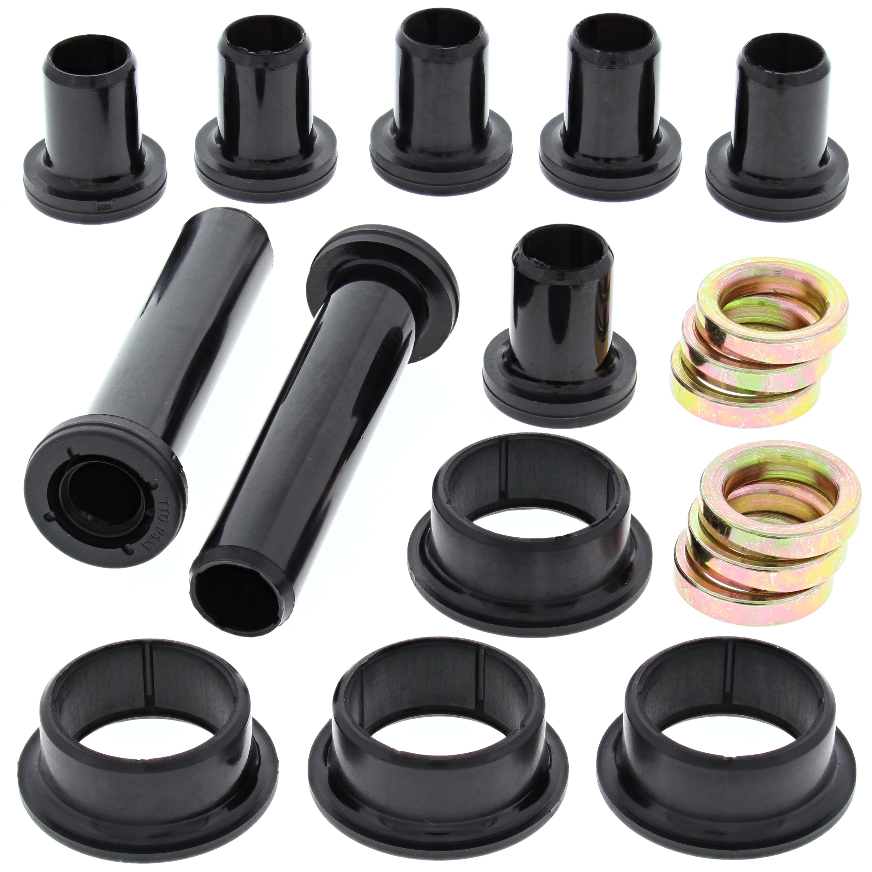 WRP Rear Independent Suspension Bushing Only Kit, 2 Kits Req. Per Veh. Polaris Sportsman 335 99-00, Sportsman 400 4x4 01-02, Sportsman 500 4x4 96-00, Sportsman 500 4x4 DUSE 01-02, Sportsman 500 4x4 DUSE HO 2001, Sportsman 500 4x4 RSE 2002, Sportsman