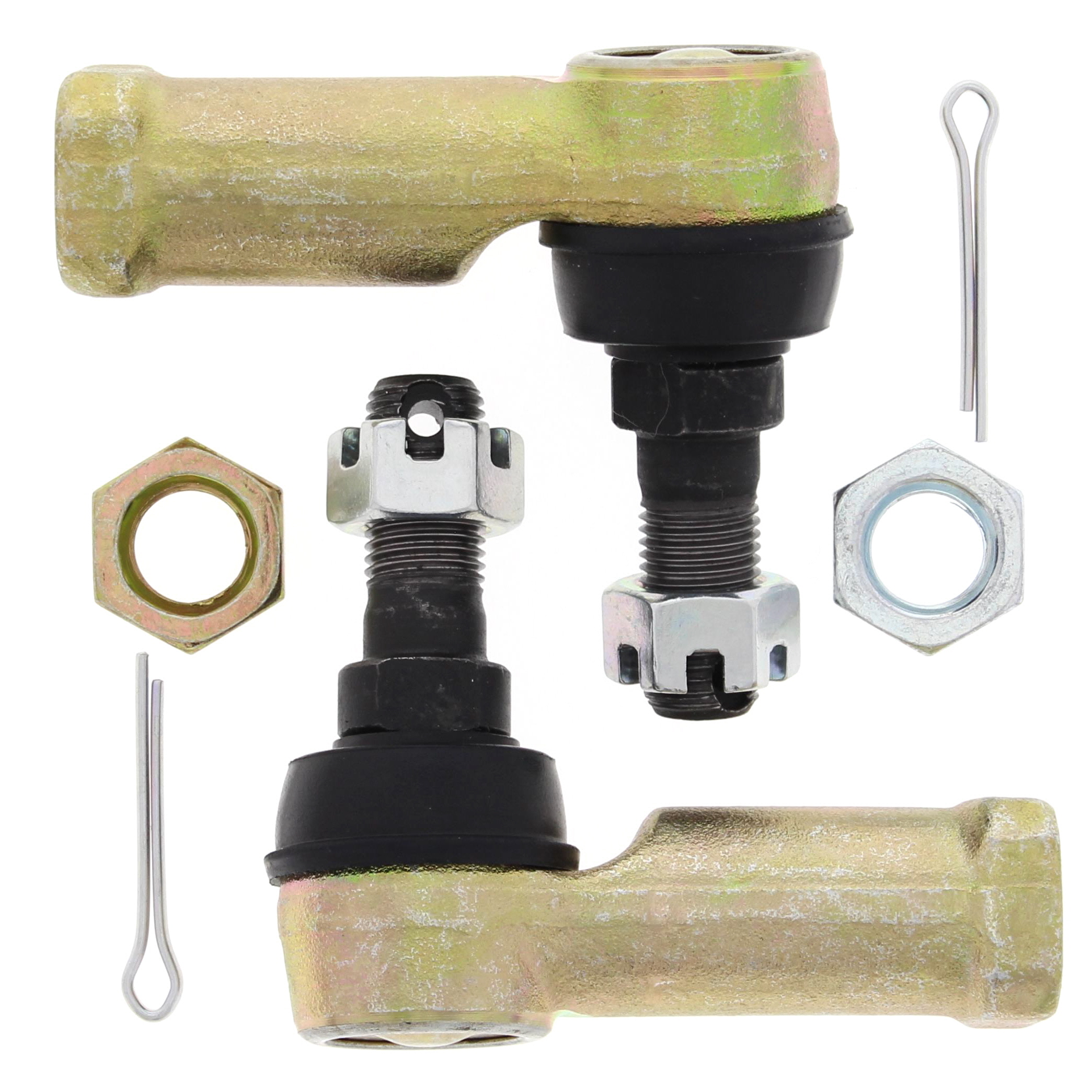 WRP Tie Rod End Kit, 2 Kits Req. Per Veh. Honda FL400 1989, TRX200 90-97, TRX200D 90-97, TRX250 Recon 97-01, TRX250TE Recon 02-21, TRX250TM Recon 02-21, TRX250X / EX Sportrax 01-21, TRX300 Fourtrax 88-00, TRX300FW Fourtrax 4x4 88-00, TRX350FE 00-06,