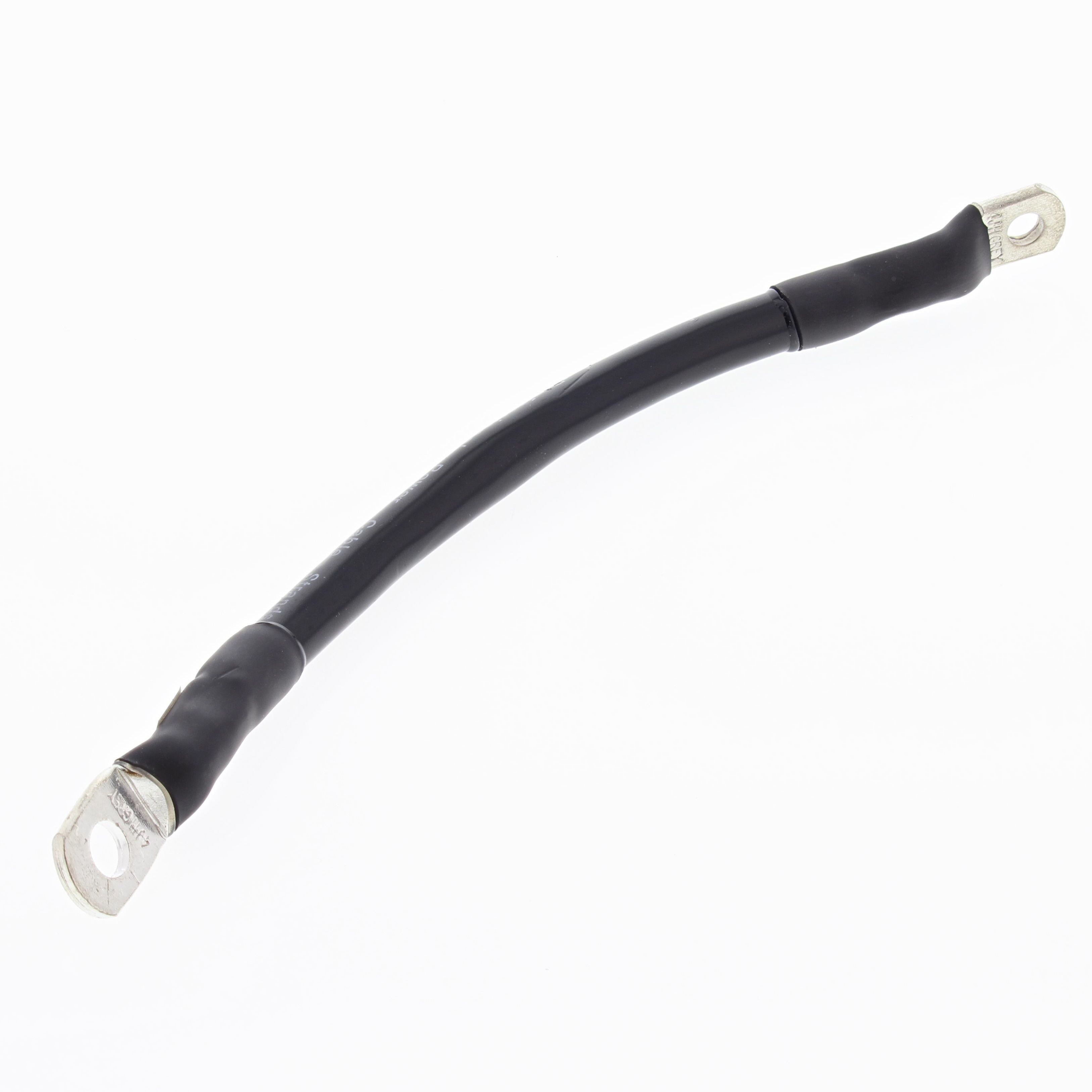 WRP 8" BLACK CABLE WITH 1/4" & 5/16" LUG TERMINAL