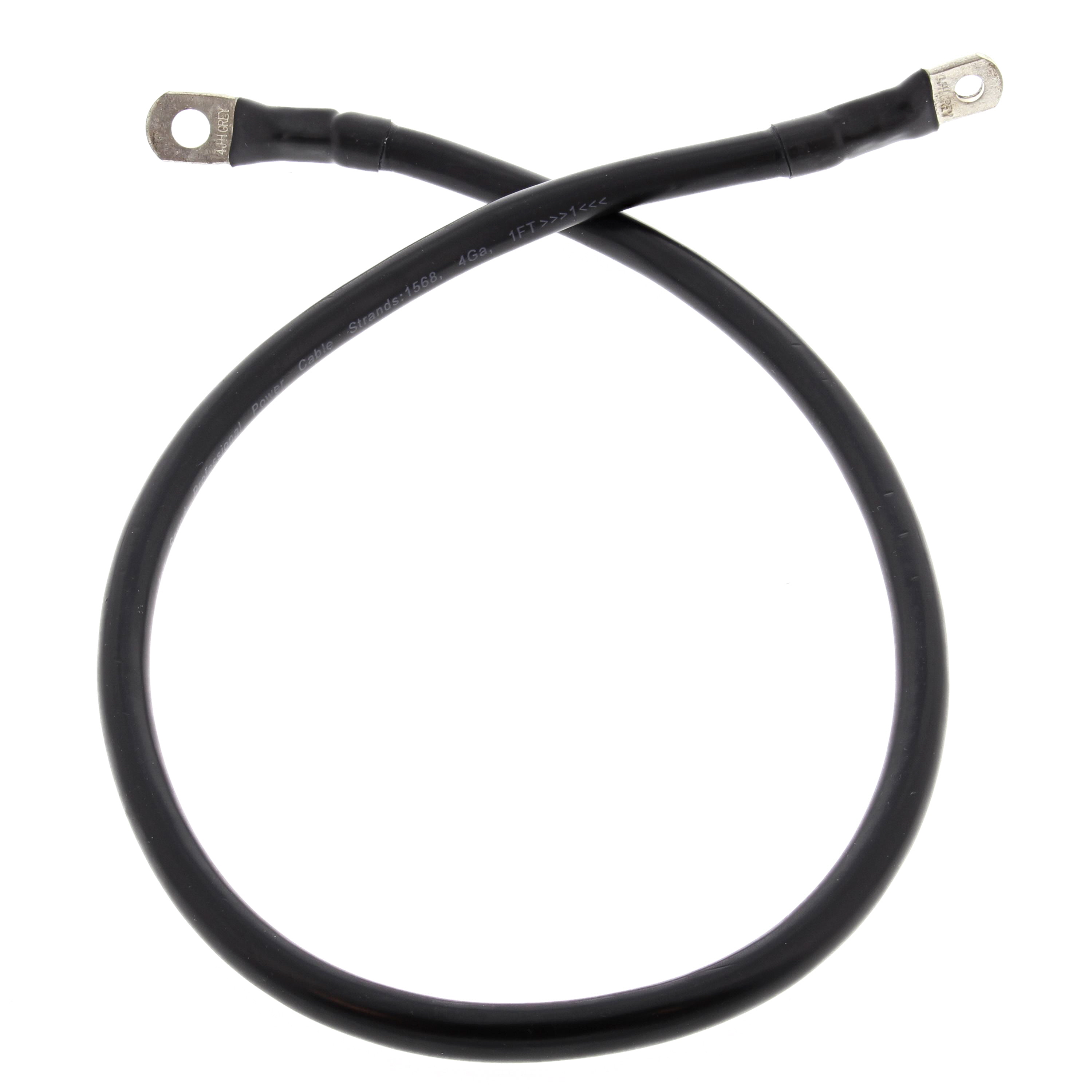WRP 30" BLACK CABLE WITH 1/4" & 5/16" LUG TERMINAL