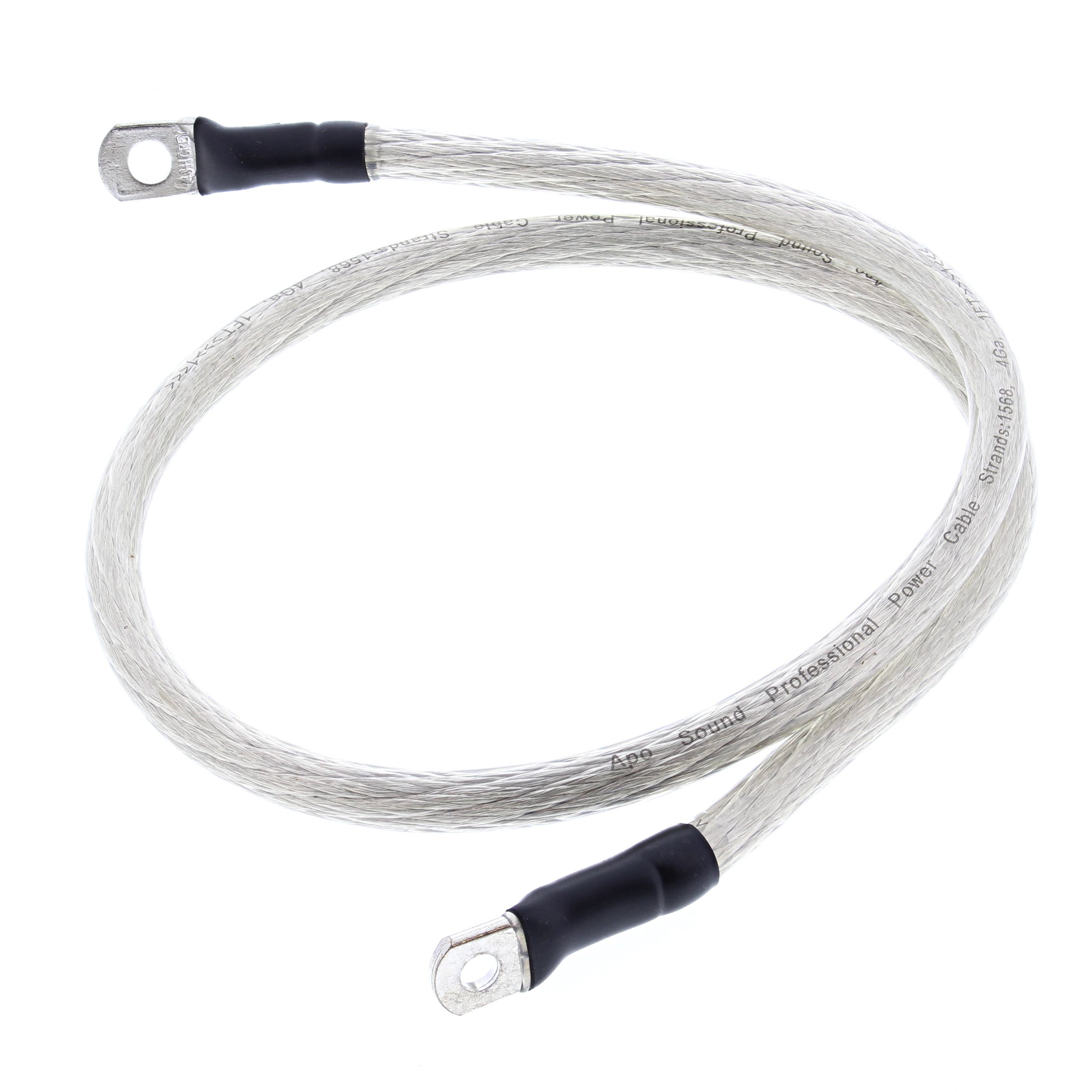 WRP 32" SILVER CABLE WITH 1/4" & 5/16" LUG TERMINAL