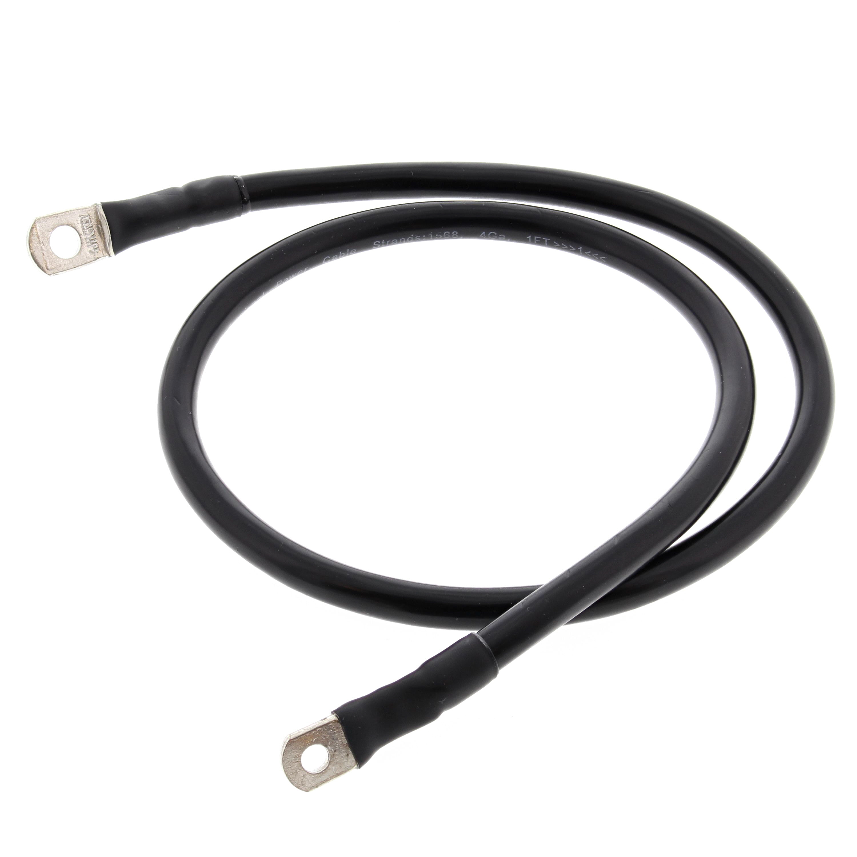 WRP 33" BLACK CABLE WITH 1/4" & 5/16" LUG TERMINAL