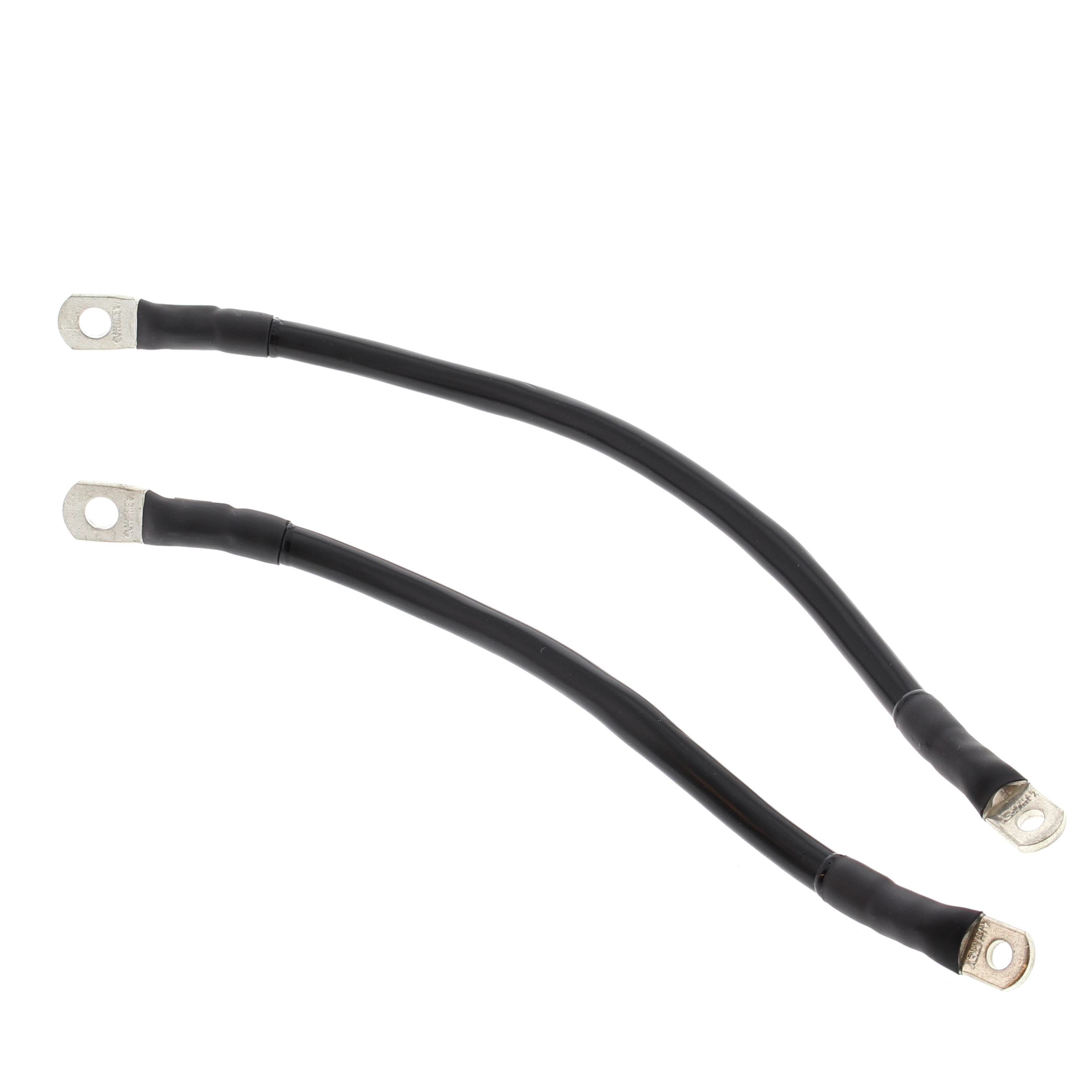 WRP Battery Cable Kit Black Harley FLST Heritage 2006, FLST Heritage Softail 2008, FLSTB Softail Night Train 2000, FLSTC Heritage Classic 93-96, FLSTC Heritage Softail Classic 89-92, FLSTC Heritage Softail Classic 07-08, FLSTC Softail Heritage Classi