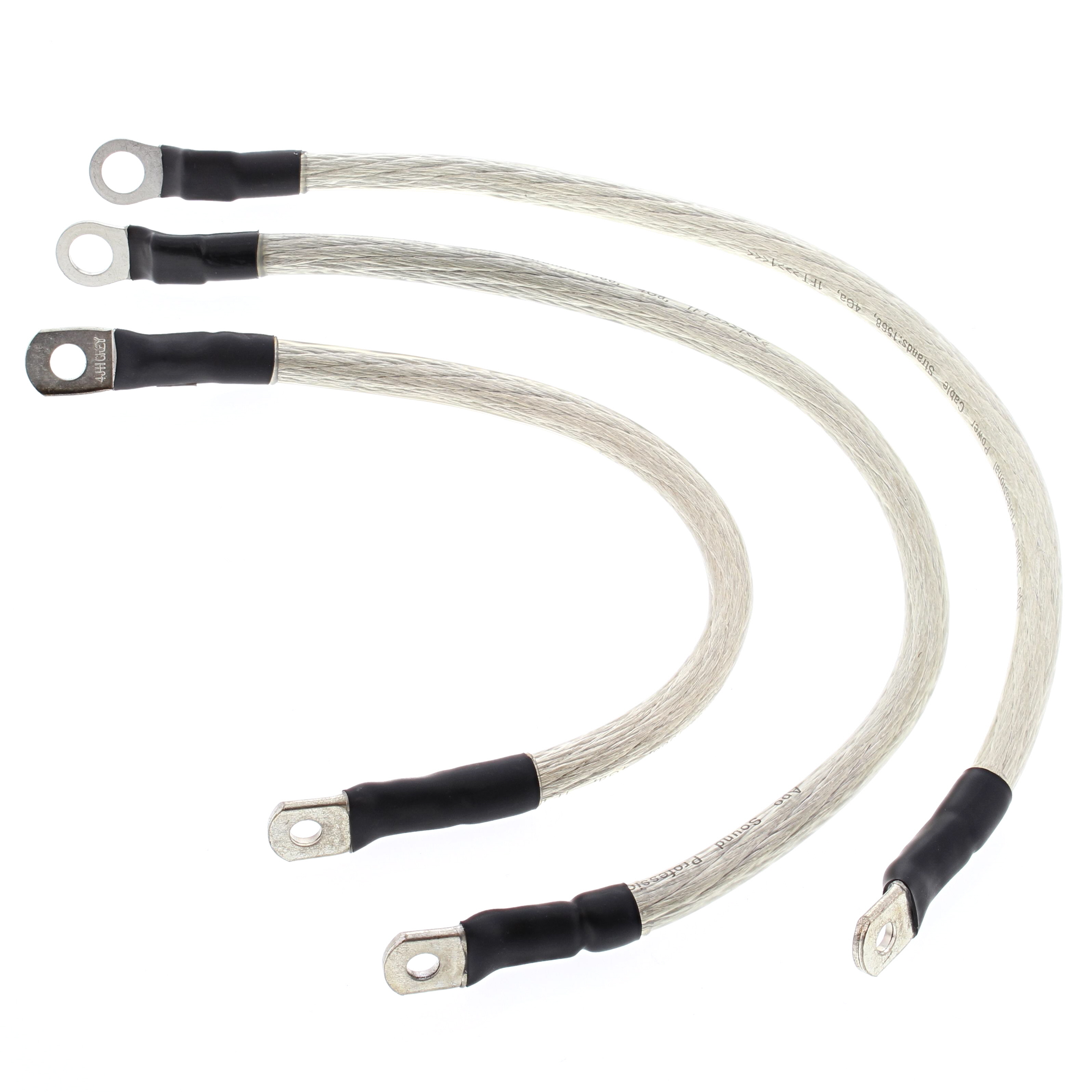 WRP Battery Cable Kit Clear Harley FXR Super Glide 86-88, FXR Super Glide II 82-85, FXRC Custom 86-88, FXRD GT 86-88, FXRDG Disc Glide 1984, FXRS Low Glide 84-85, FXRS Low Rider 86-88, FXRS Low Rider Liberty 86-88, FXRS Low Rider Sport 86-88, FXRS Su