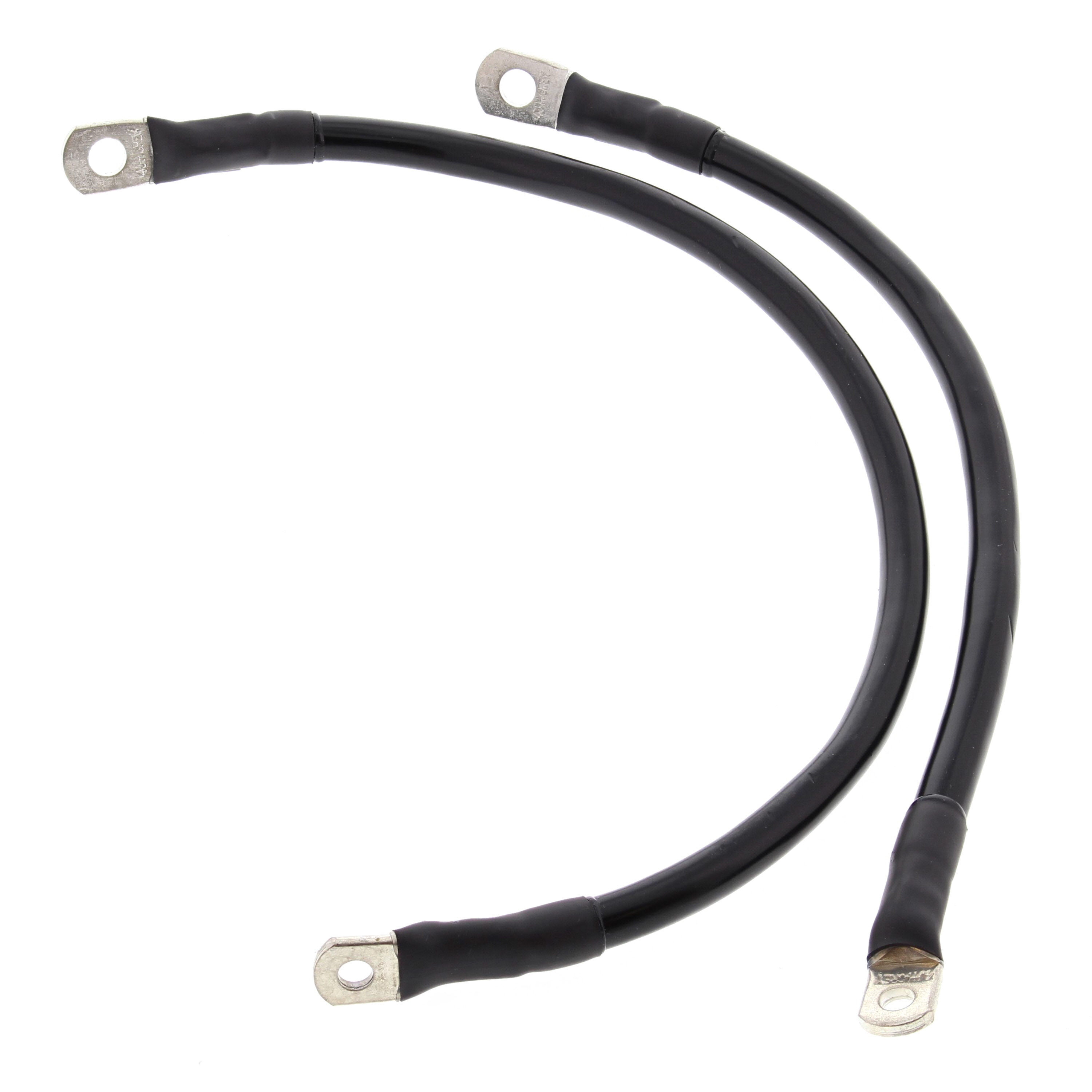 WRP Battery Cable Kit Black Harley FXLR Low Rider Custom 89-94, FXR Super Glide 89-94, FXRS Conv Low Rider 89-92, FXRS Low Rider 89-92, FXRS-CON Super Glide - Low Rider Sport Convertible 93-94, FXRS-SP Low Rider Sport 89-93, FXRT Sport Glide 89-92